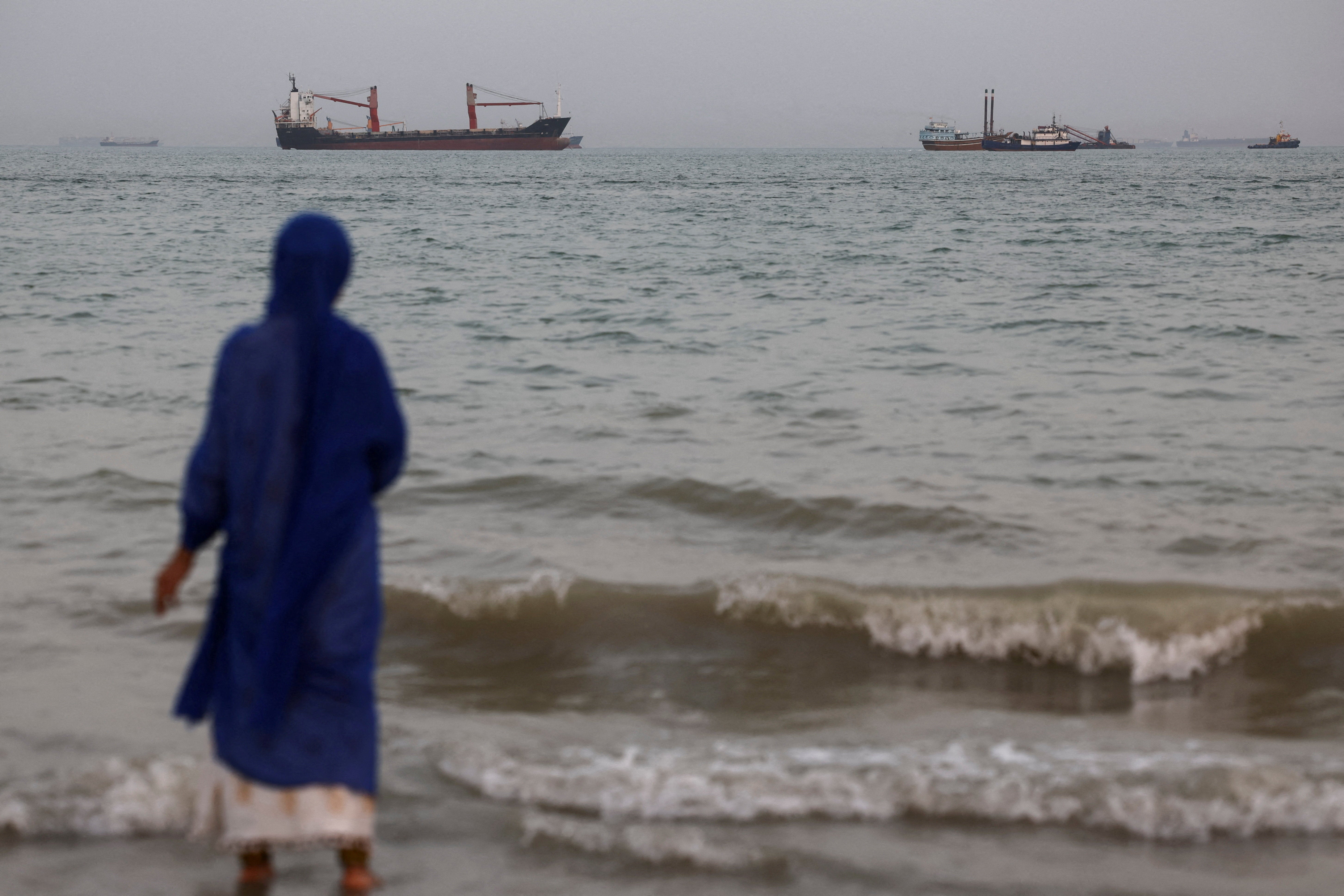 Vessels in the Strait of Hormuz