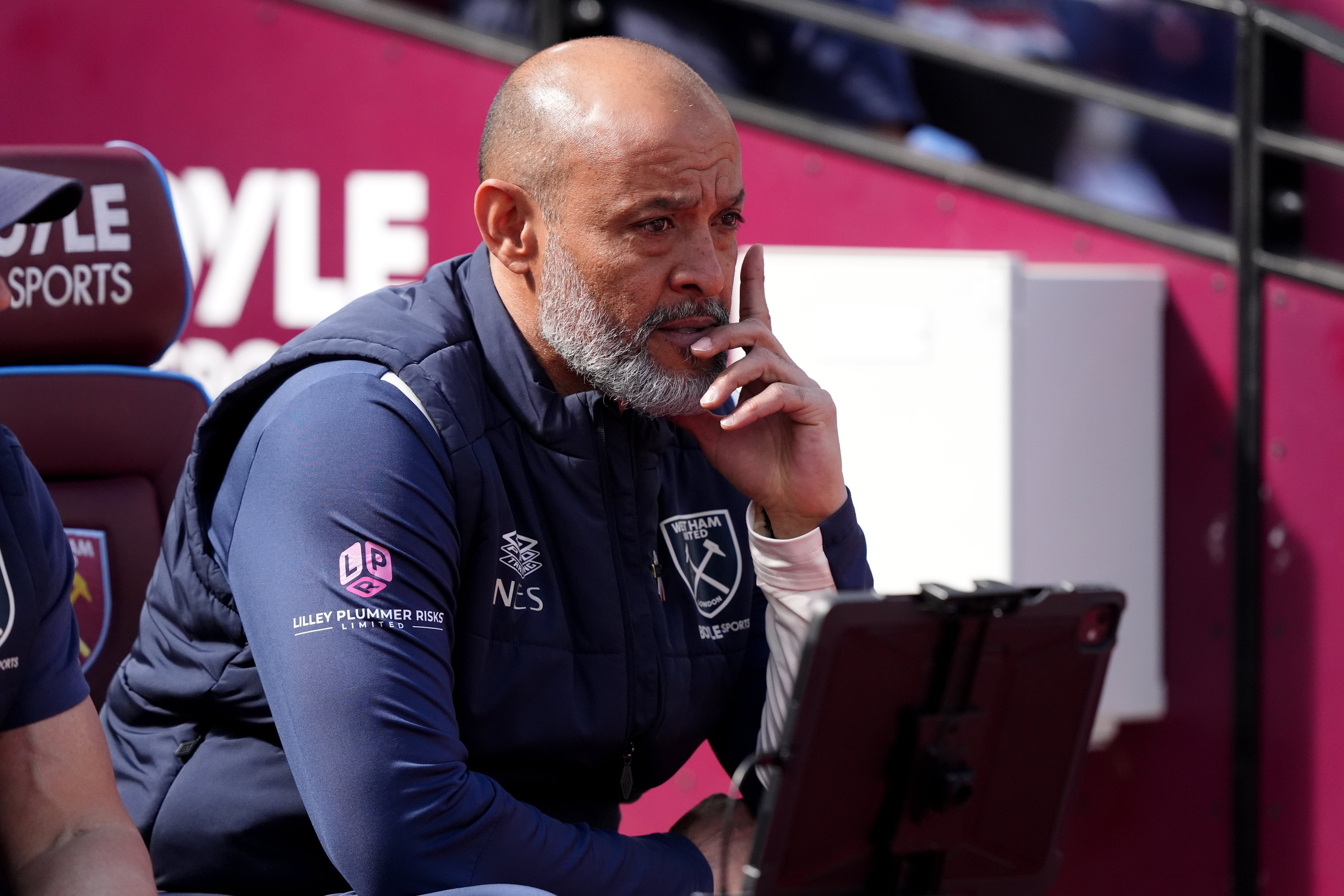 Nuno Espirito Santo failed to save West Ham from relegation after being appointed in September (Jonathan Brady/PA) (PA Wire)