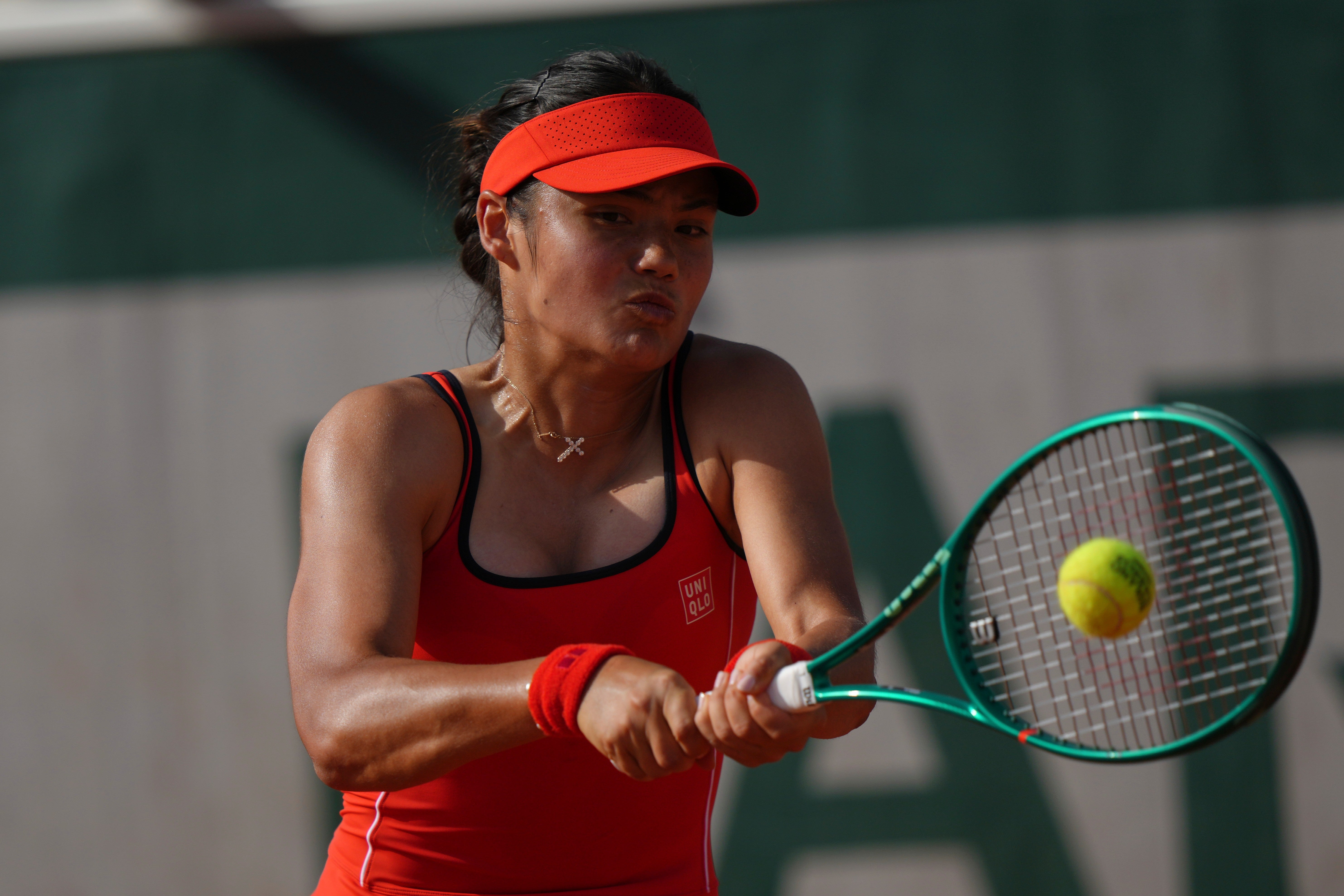Emma Raducanu was well beaten in Paris (Aurelien Morissard/AP)