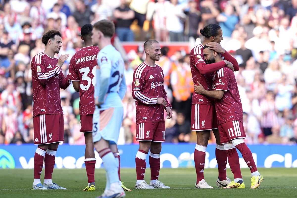 Mohamed Salah signs off Liverpool career with an assist during Brentford draw