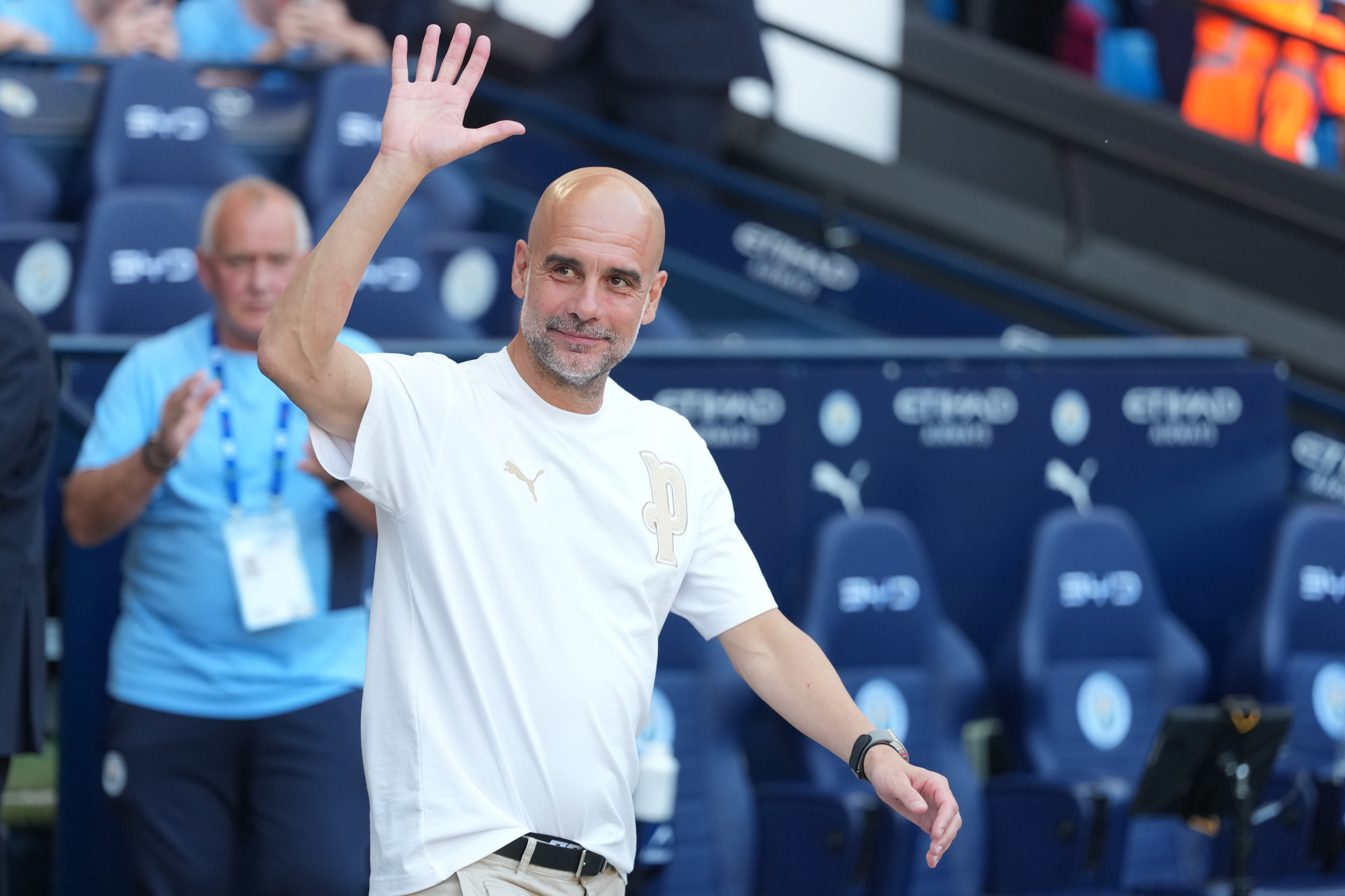 Pep Guardiola, defeated in a title race, waves goodbye to Man City after 10 incredible years (AP)