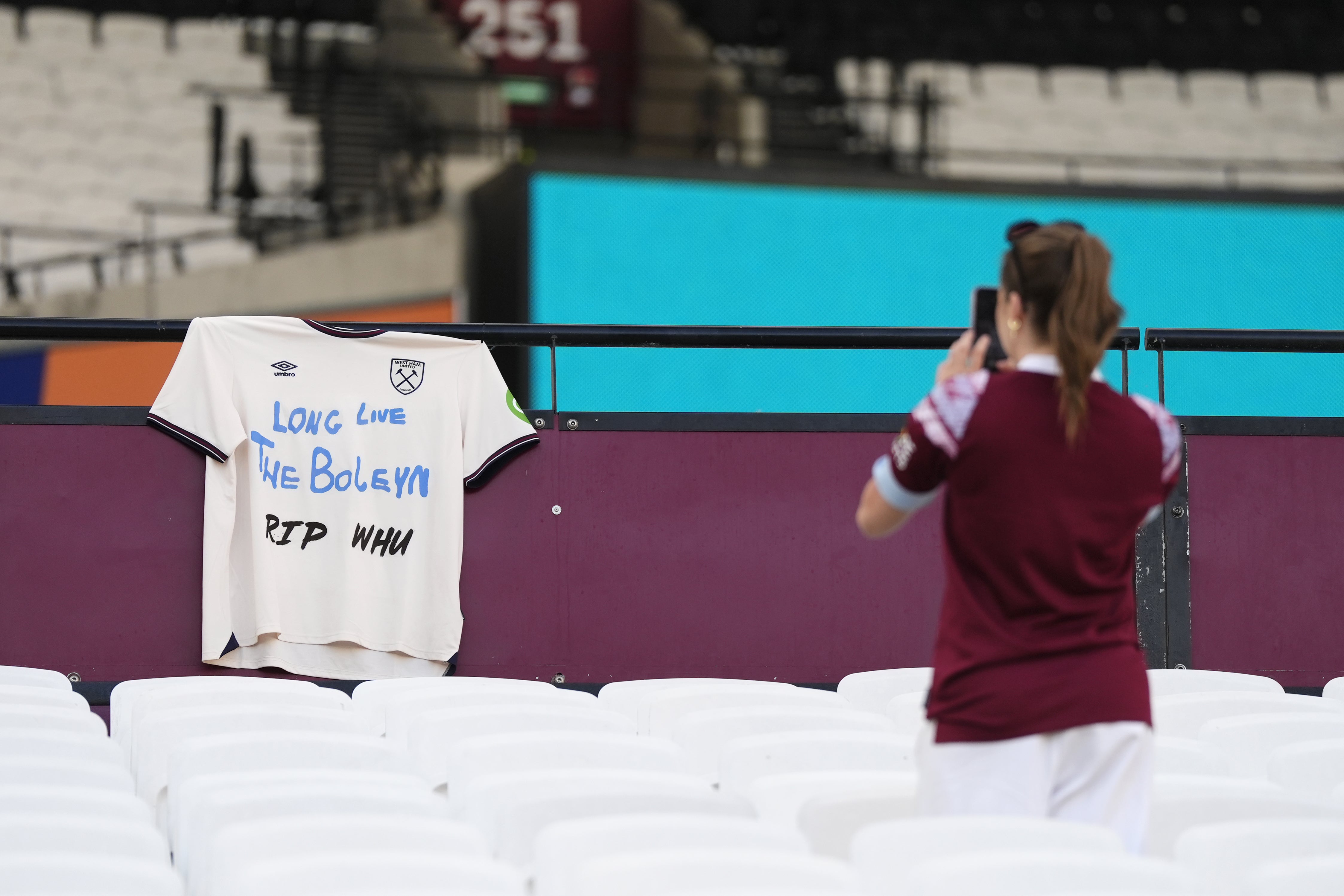 West Ham’s move to the London Stadium was an unpopular one with the club’s fans (Nick Potts/PA)