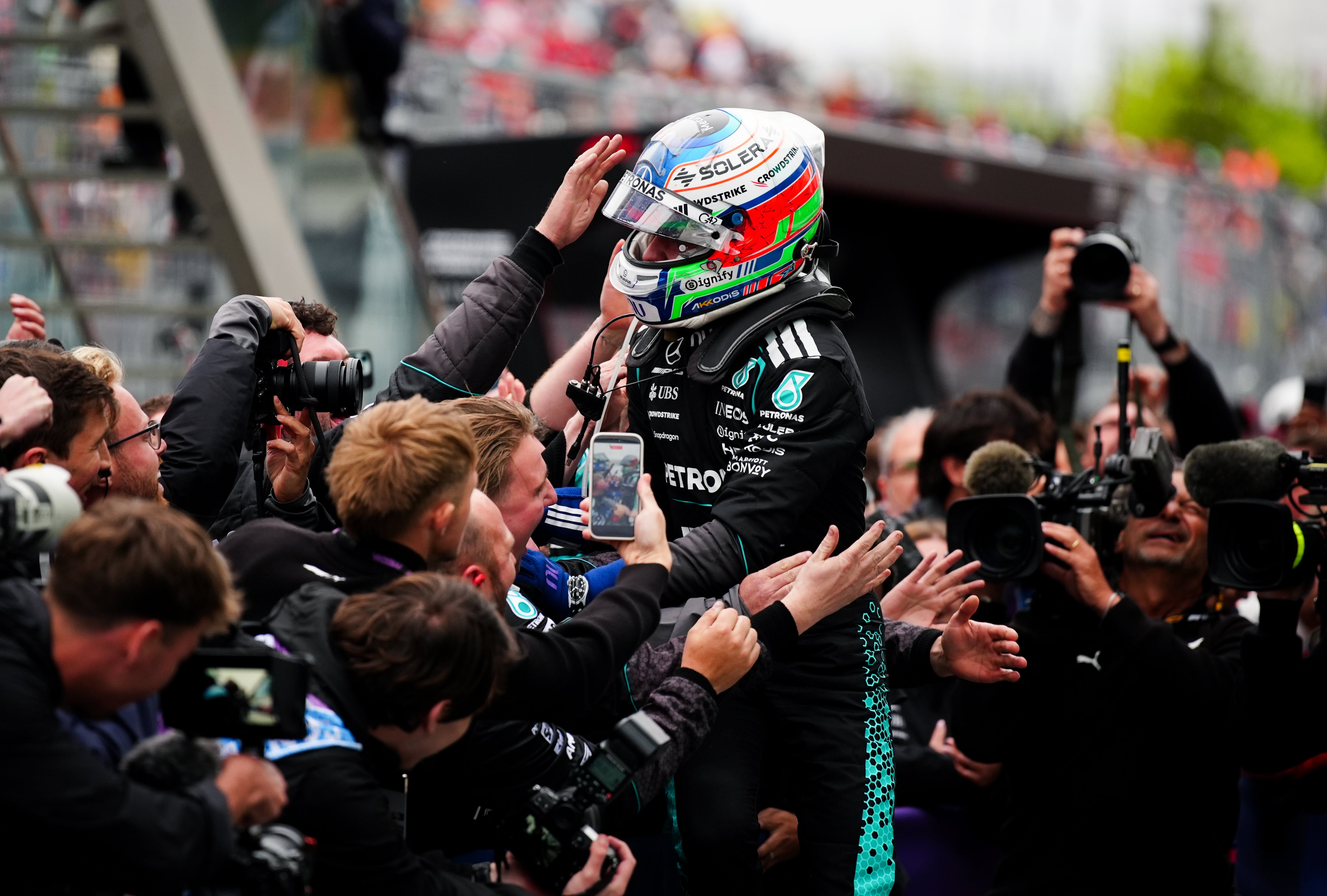 Kimi Antonelli secured a fourth straight win (Bradley Collyer/PA) (PA Wire)