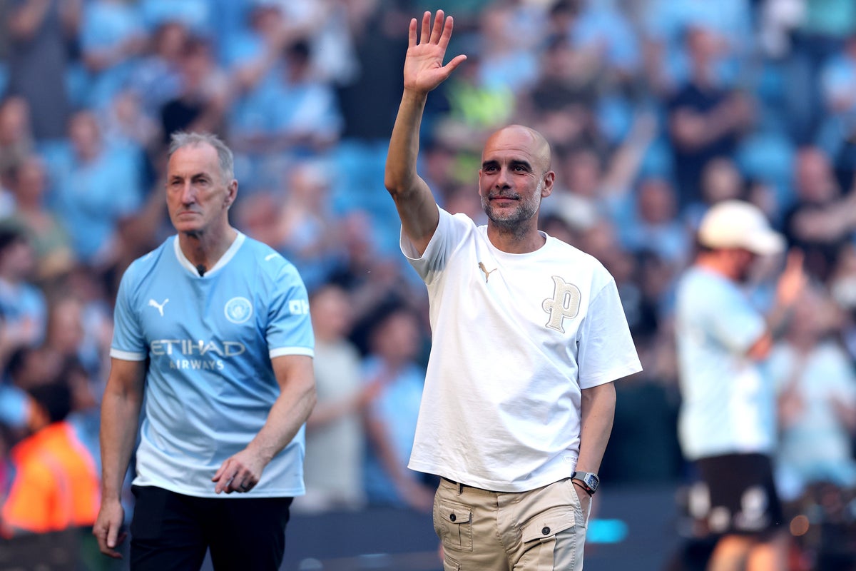 Guardiola promises to call successor after emotional Man City farewell