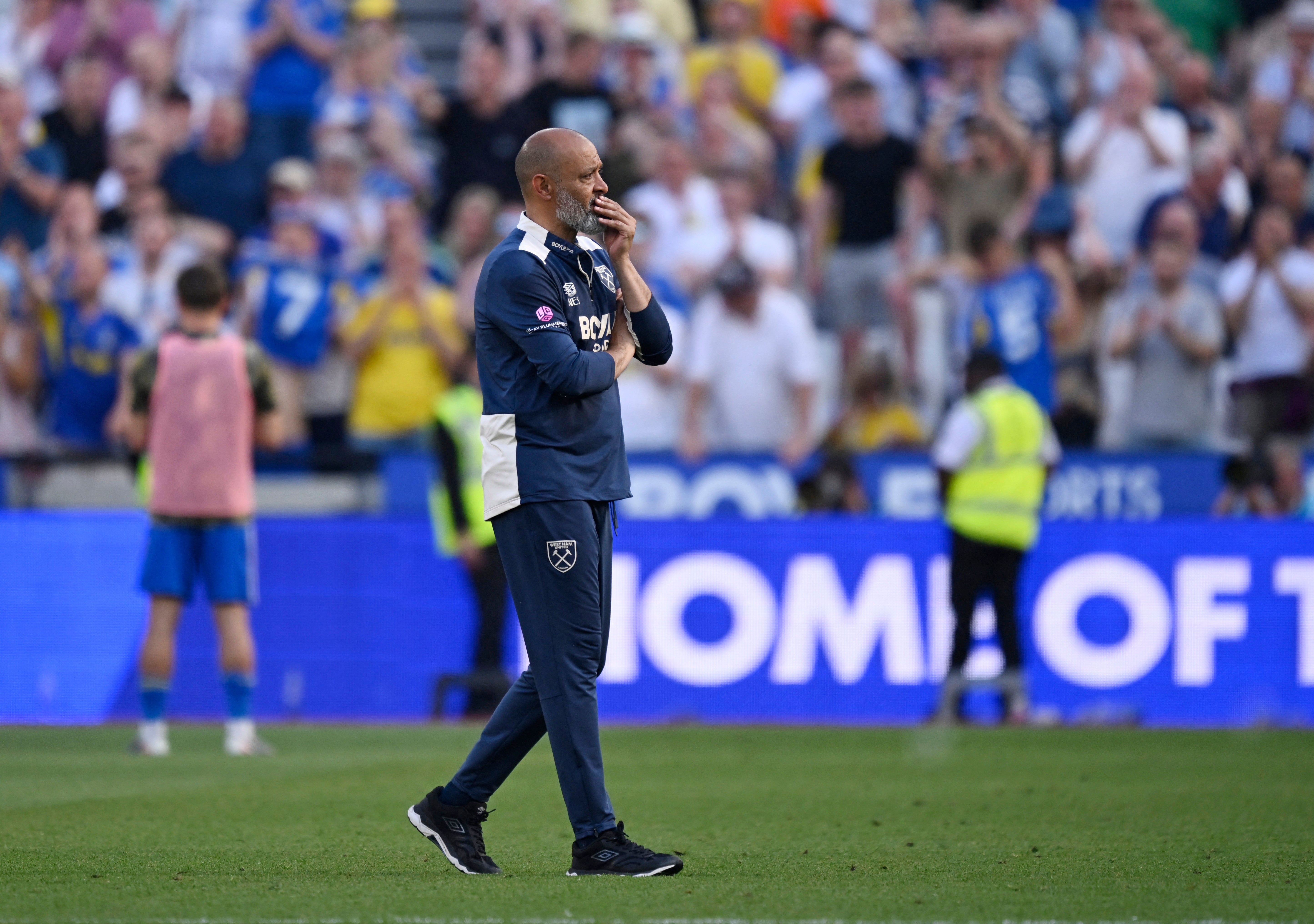 Nuno seemed to be the answer to West Ham’s problems but for much of his time did not look like the manager the Premier League was used to seeing (Reuters)