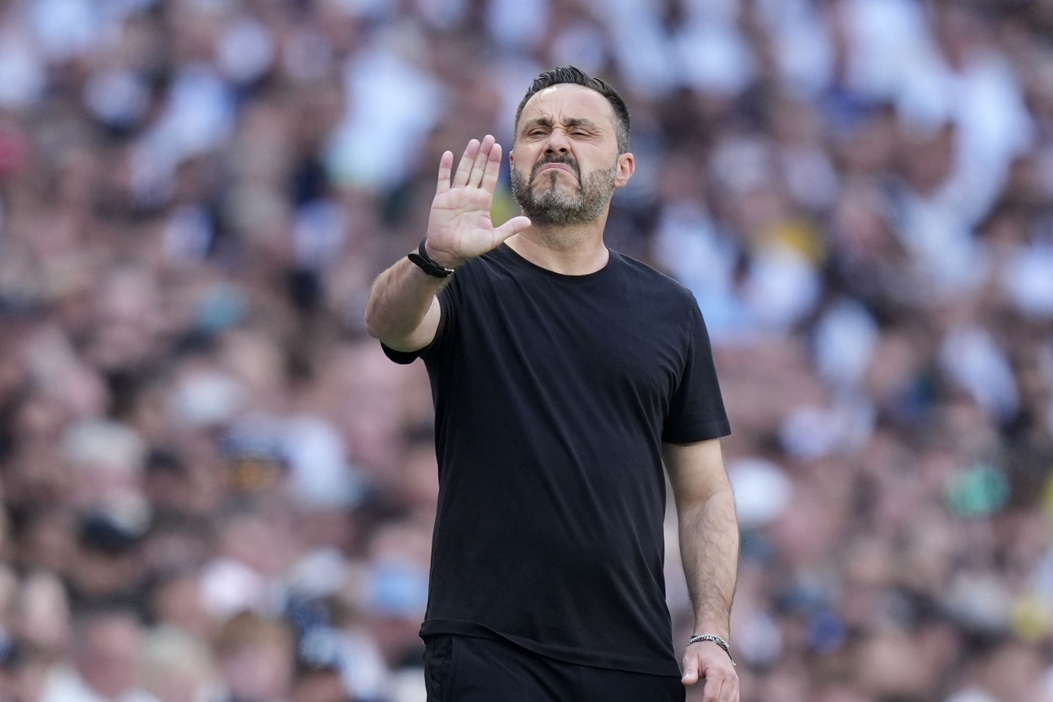 Tottenham manager Roberto De Zerbi (Andrew Matthews/PA)