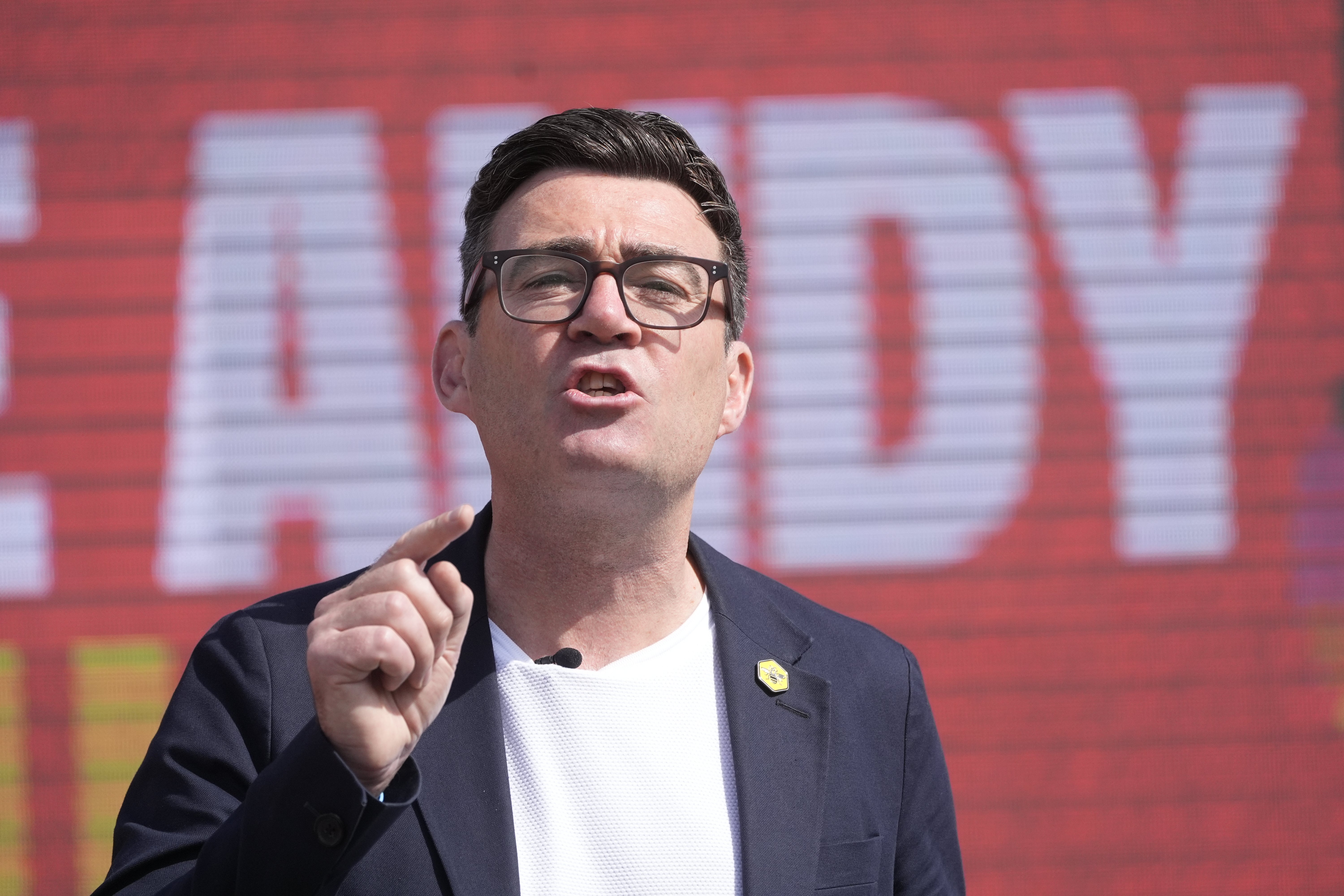 Andy Burnham is positioning himself to replace the Prime Minister (Peter Byrne/PA)
