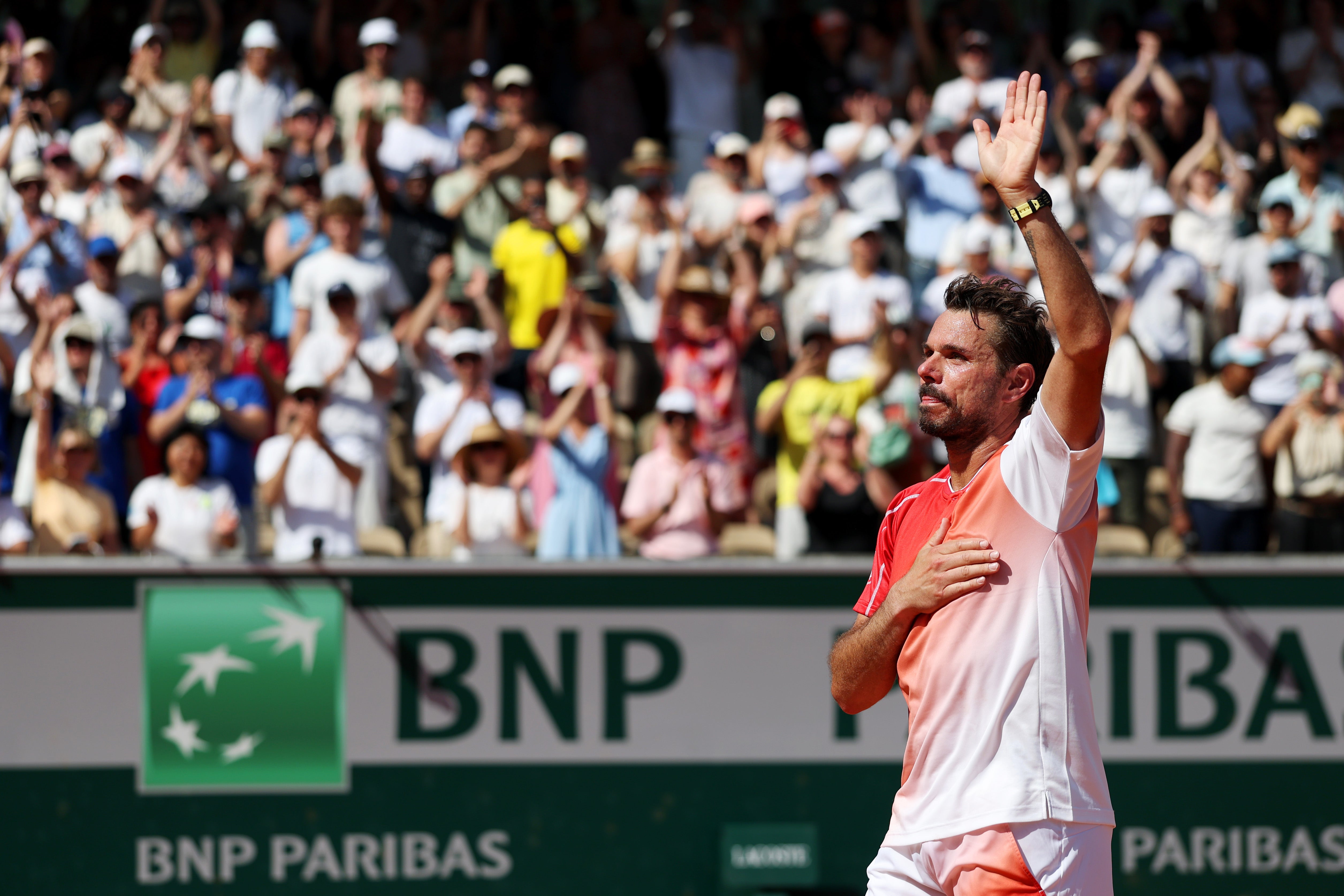 Stan Wawrinka said goodbye to Roland Garros asfter playing his final match at the French Open