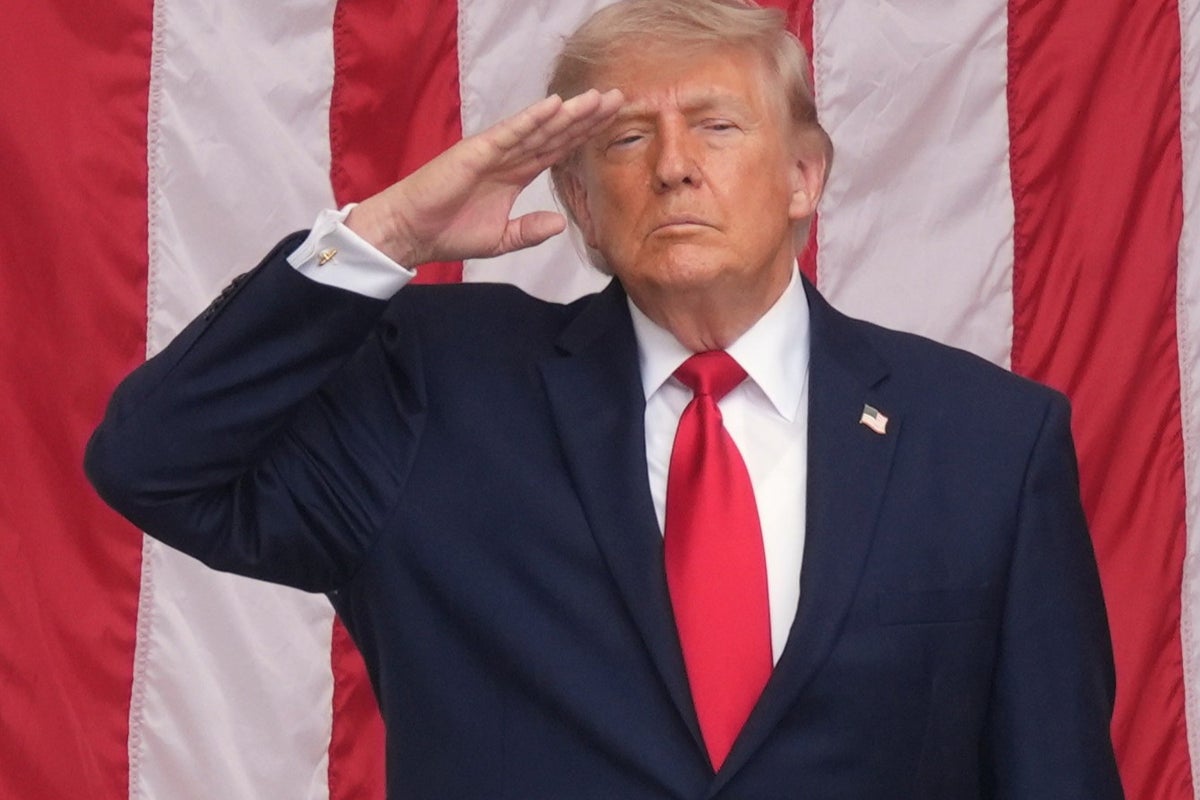 Trump uses Memorial Day event to tout military success in Operation Epic Fury