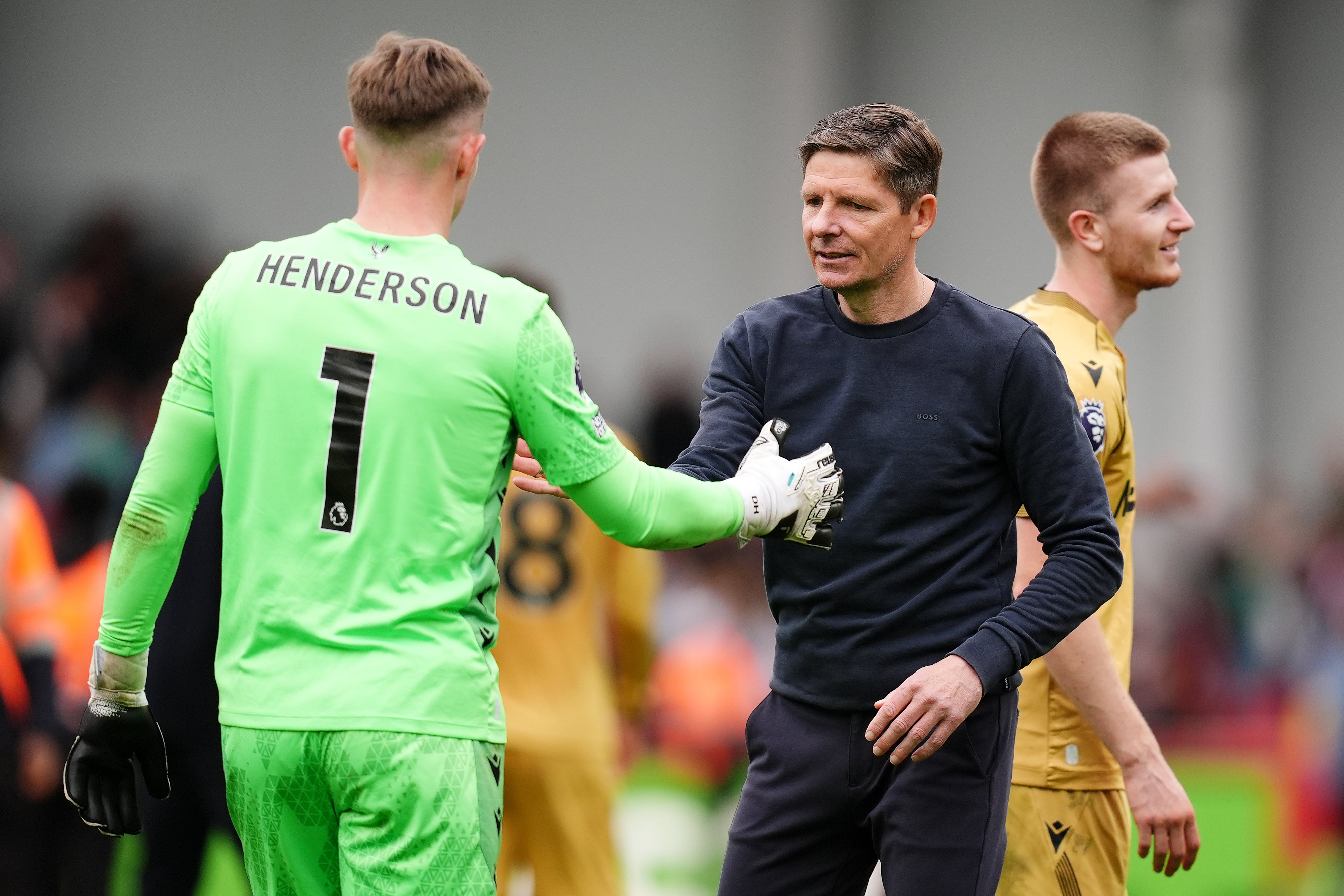 The Conference League final is Oliver Glasner’s last match in charge of Palace (John Walton/PA)