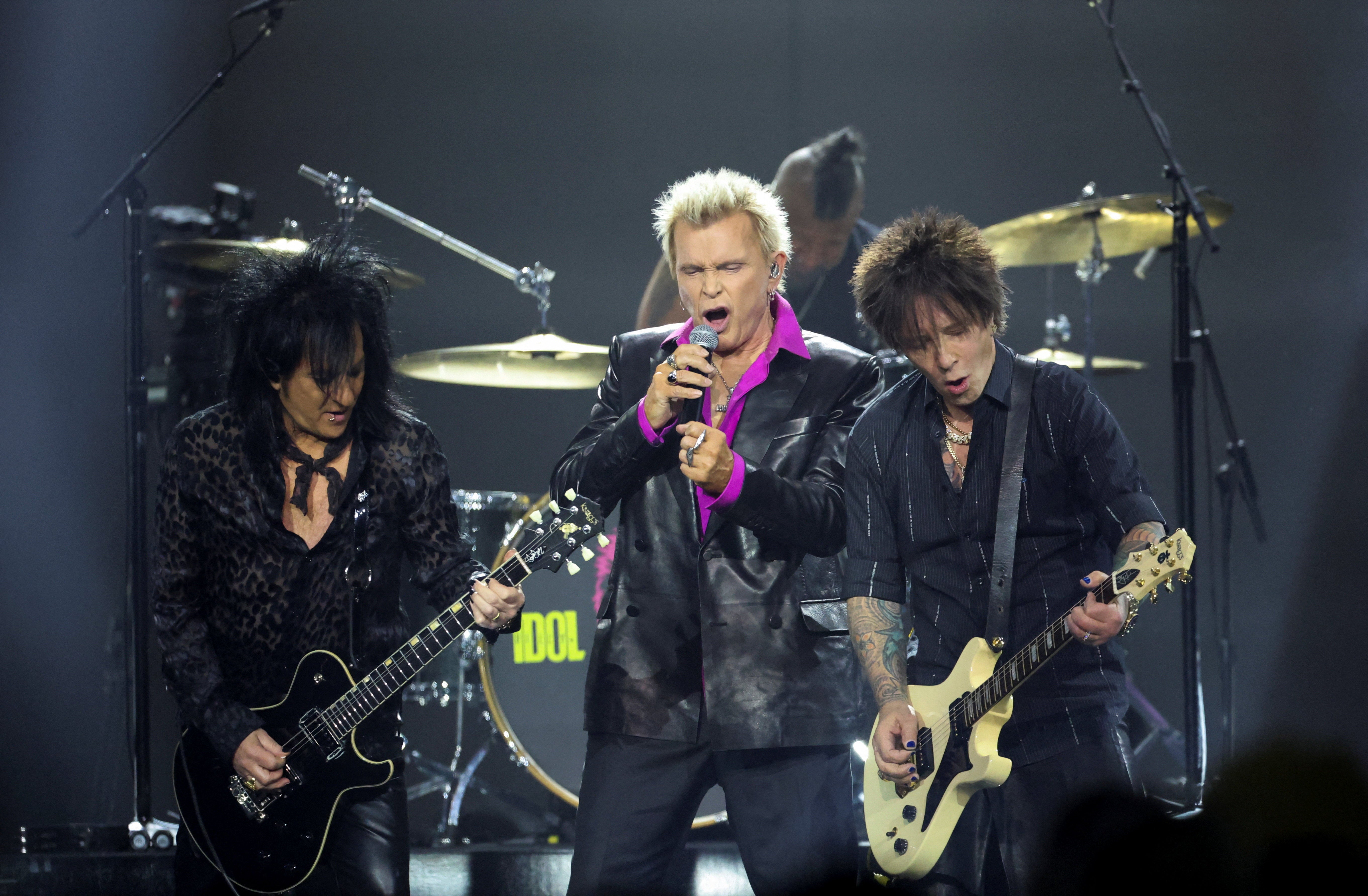 Billy Idol performs during the 2026 American Music Awards (Reuters)