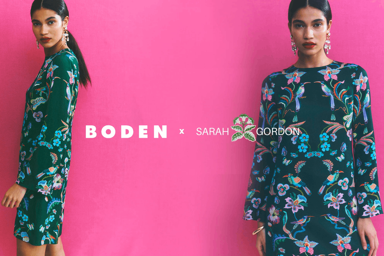 Boden x Sarah Gordon is occasion dressing in full bloom
