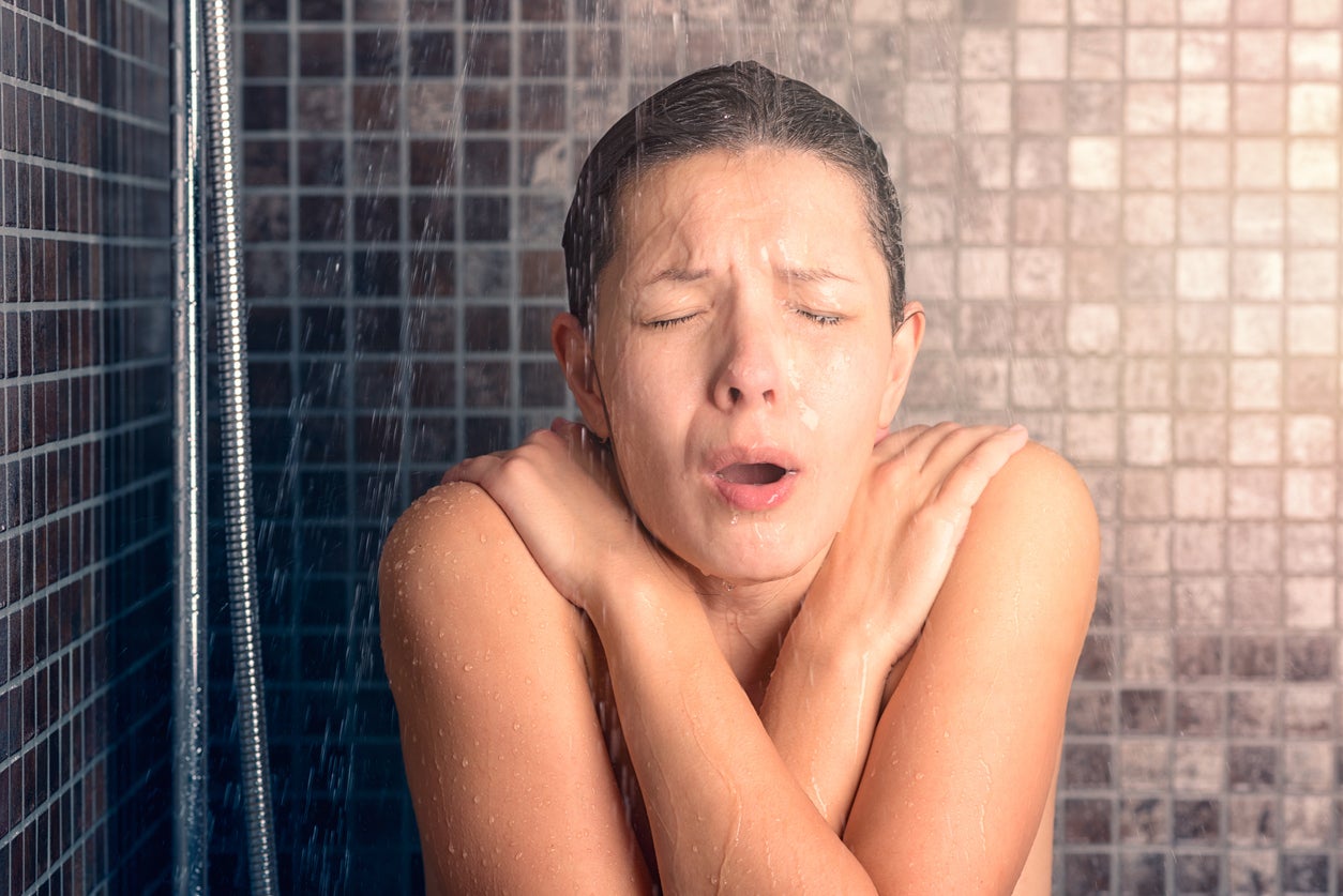Shock: A cold shower isn’t the best way of cooling down in the heat (Getty/iStock)