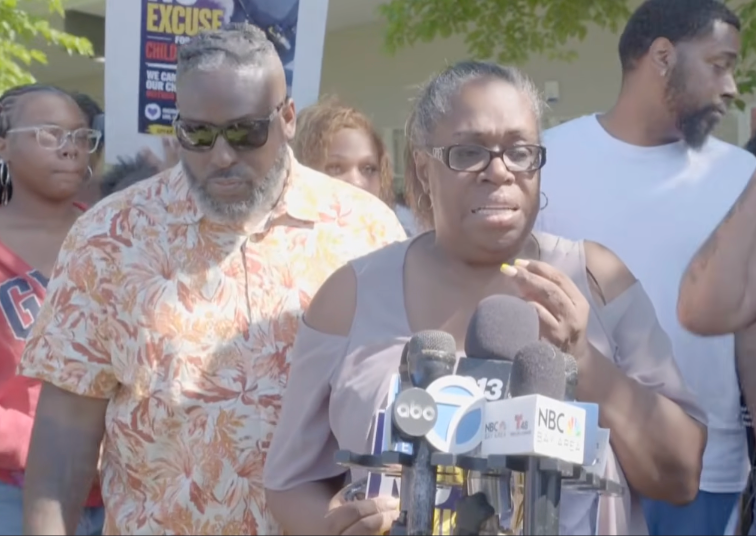 At a press conference, the student's family said that he was 'beat like a dog'