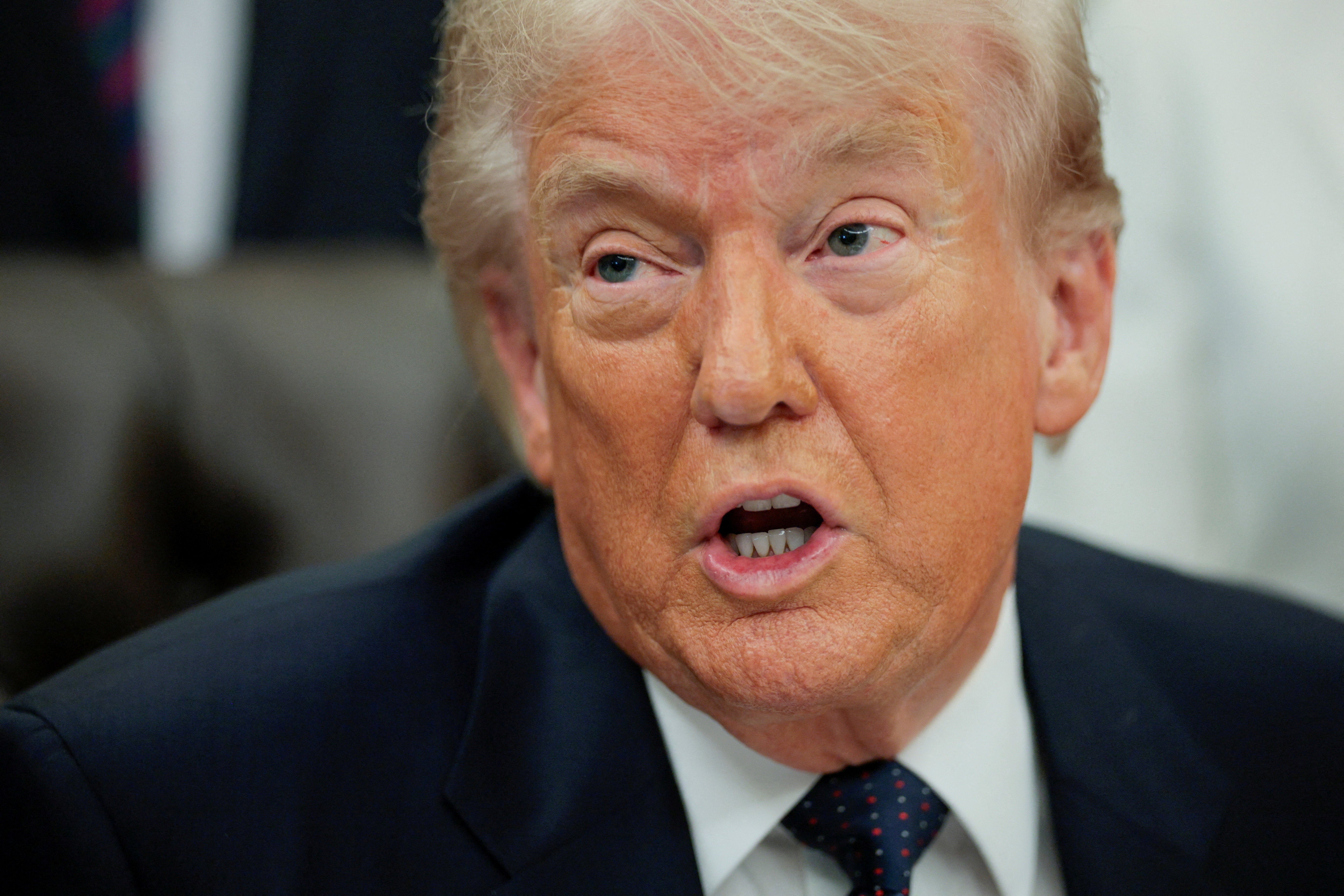 Trump has threatened further strikes on Iran if a peace deal is not reached (file)