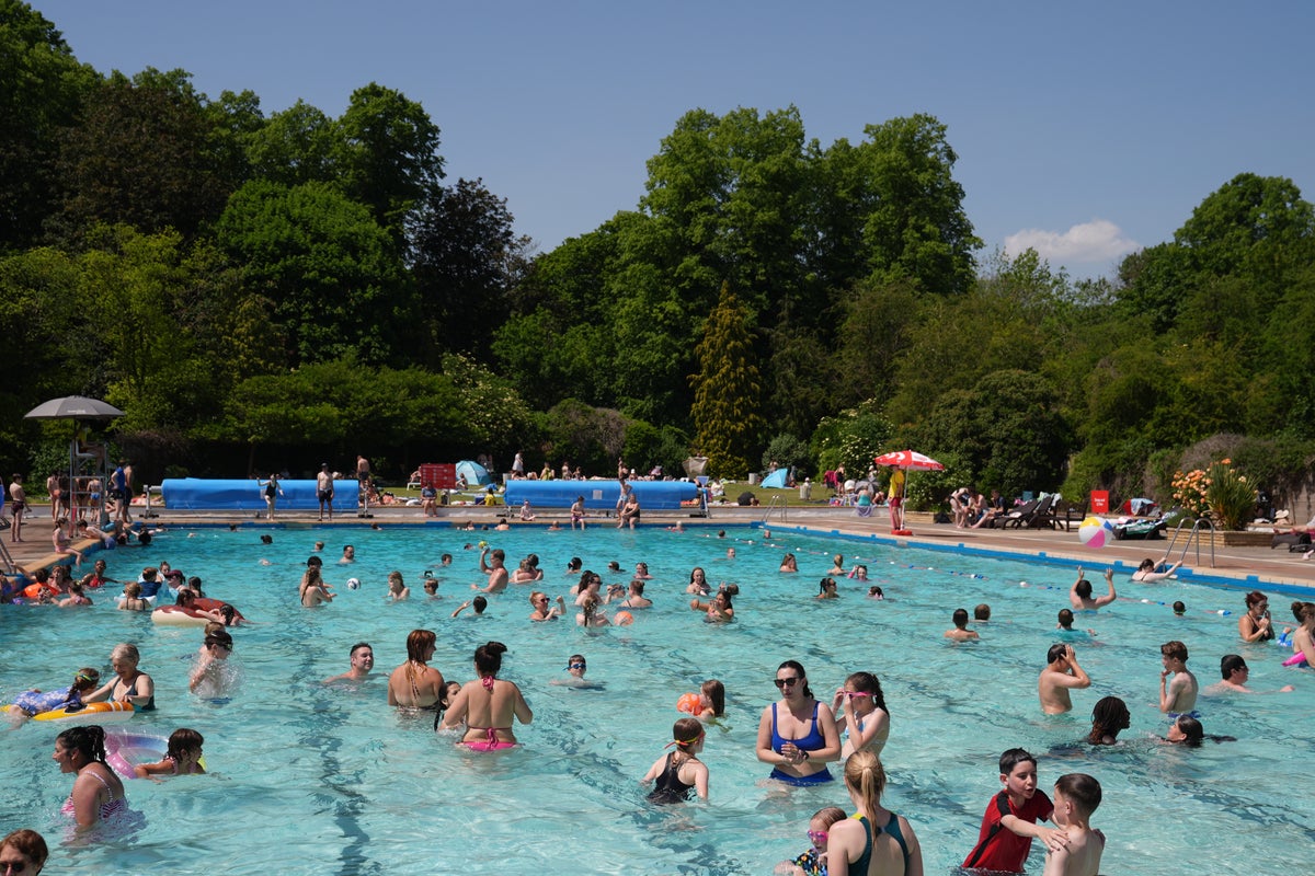 Weather map: Where temperatures could hit 29C this weekend in the UK