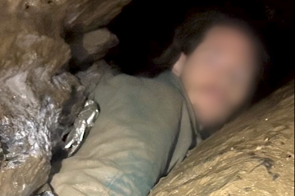 It took 20 minutes to crawl to where the man was stuck, according to officials (New York State Department of Environmental Conservation)