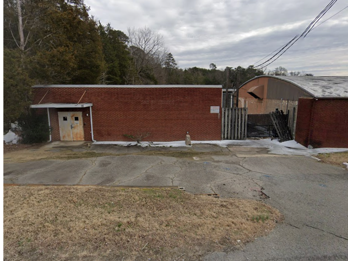 Johnny Steven Talbert, 43,  was arrested on May 21 in the ‘Sun Drop Murders’ that happened at the Sun Drop Bottling Company (pictured) in Concord, North Carolina, on June 13, 2008 (Google Maps)