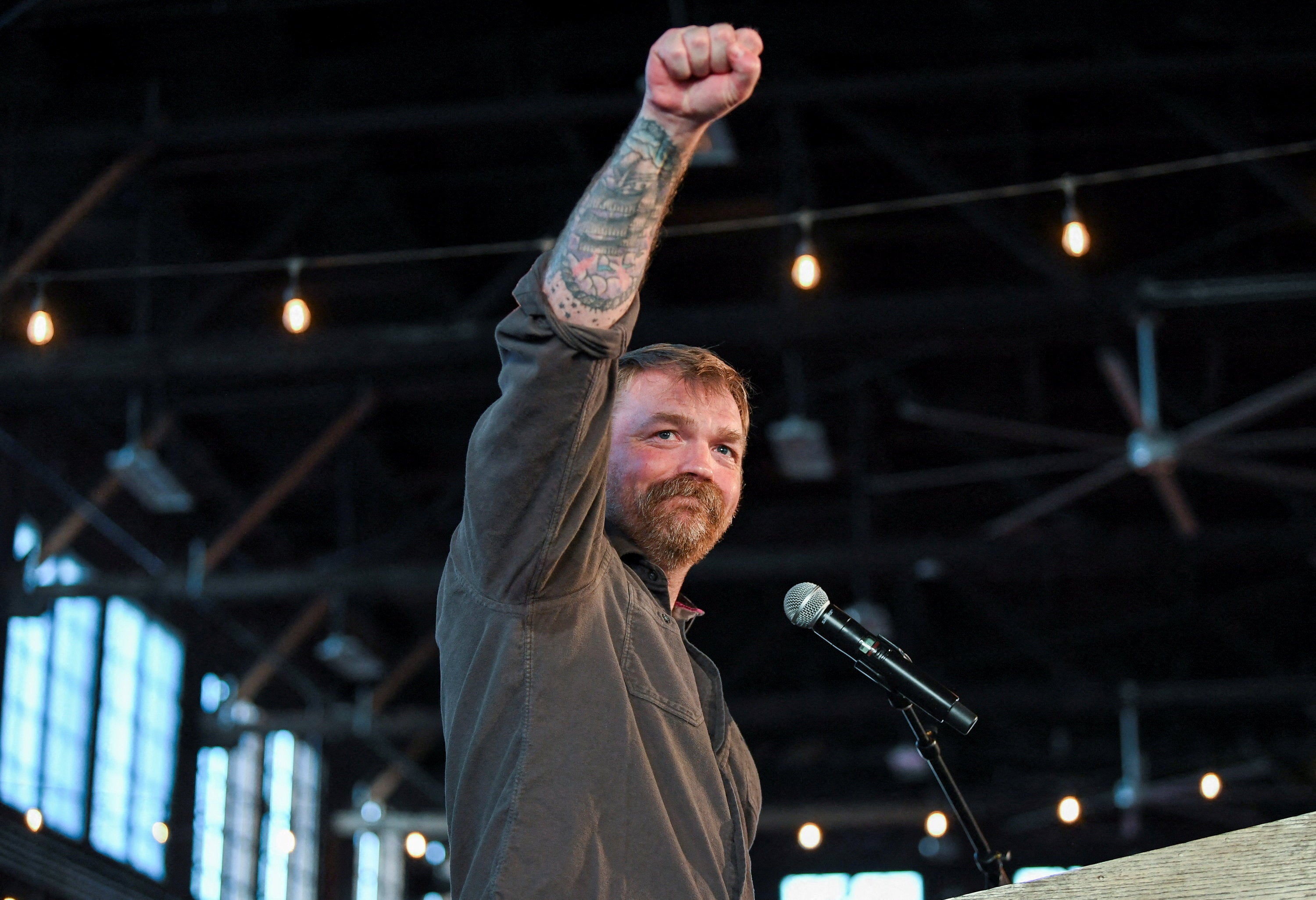 Democratic candidate Graham Platner accused the Red Sox ownership of destroying the team by selling it to private equity firms