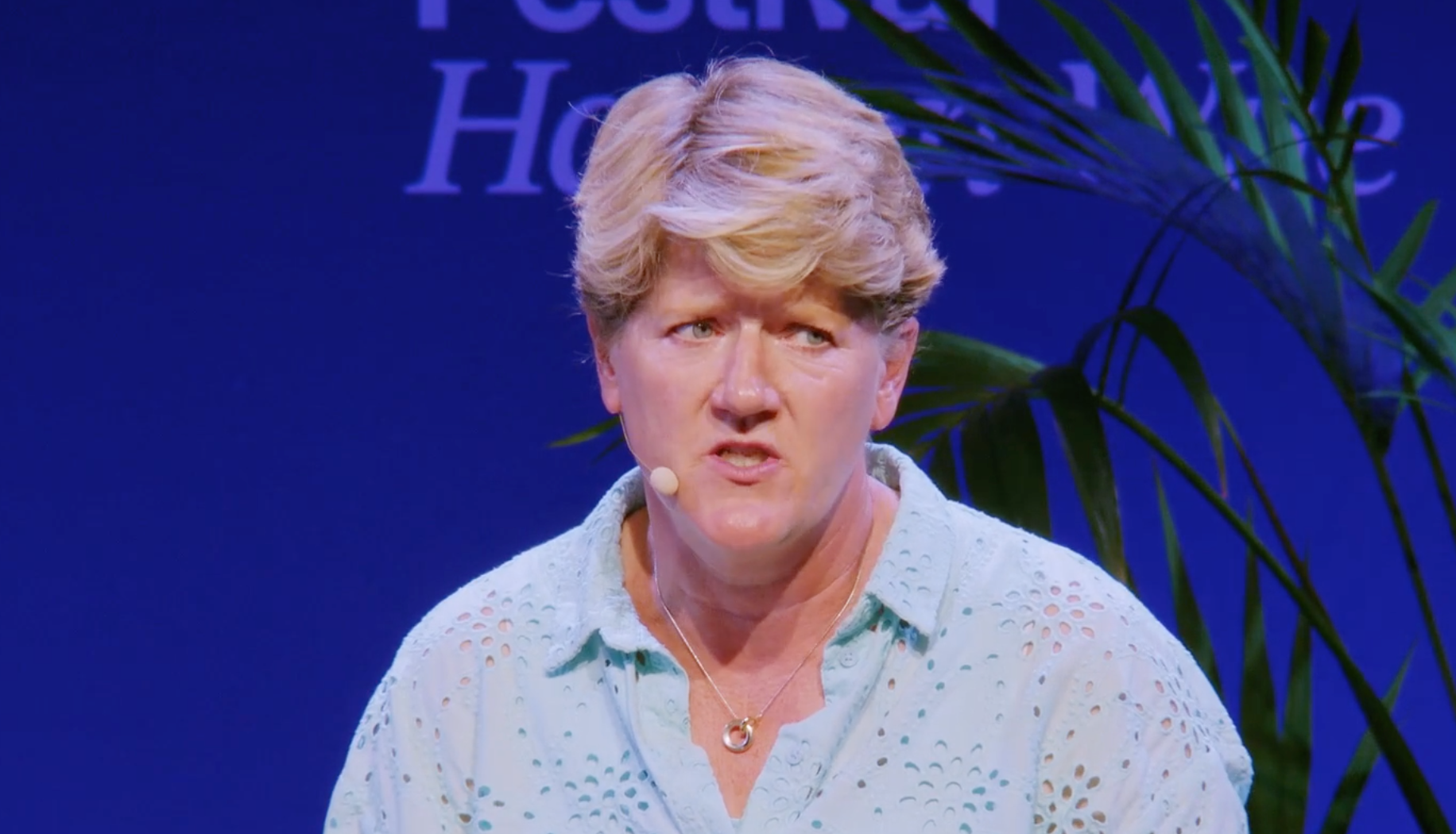 Clare Balding all'Hay Festival