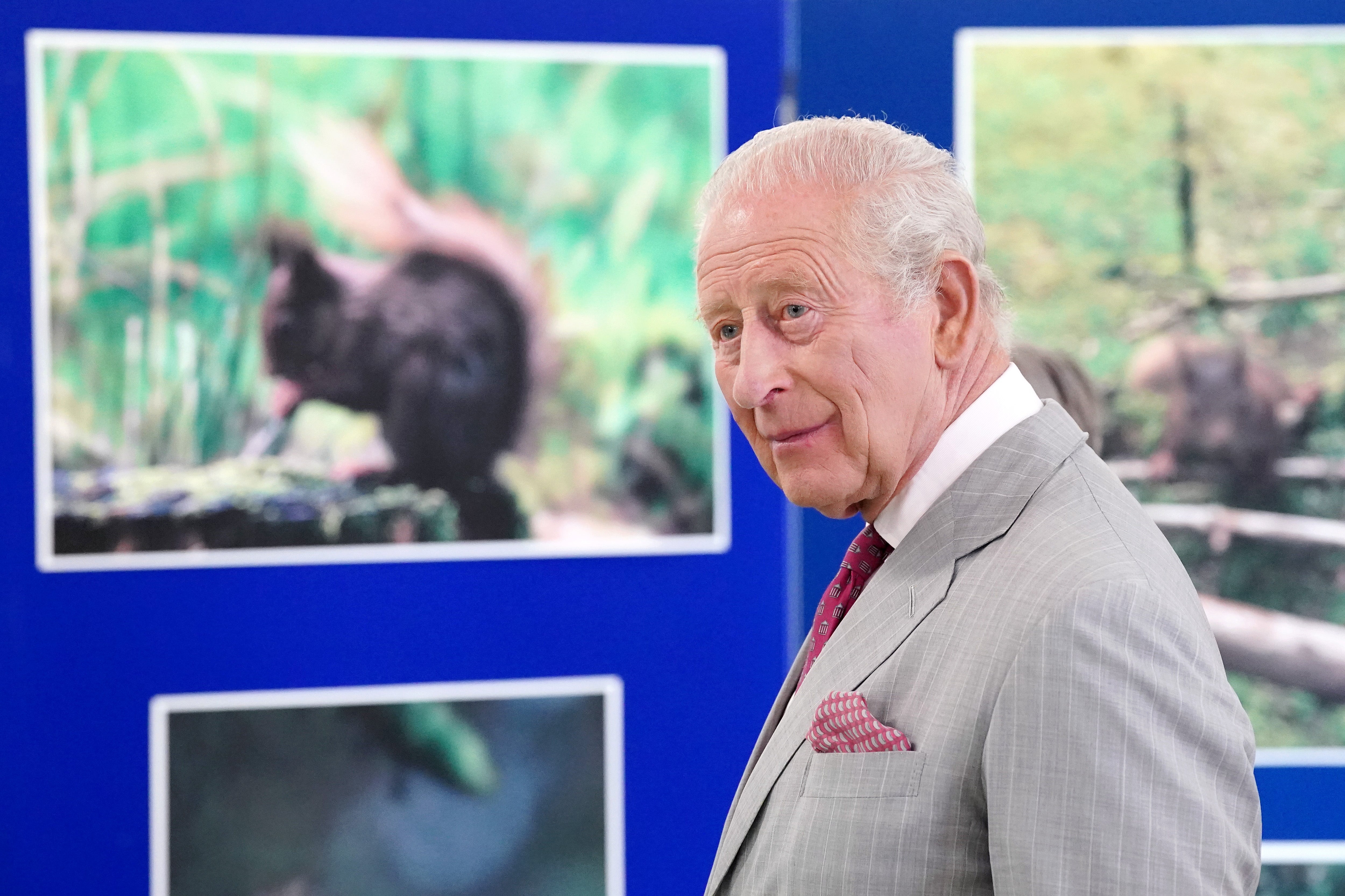 The King visited the Animal and Plant Health Agency’s York Biotech Campus (Dominic Lipinski/PA) (PA Wire)