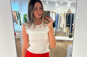 uniqlo shirring top