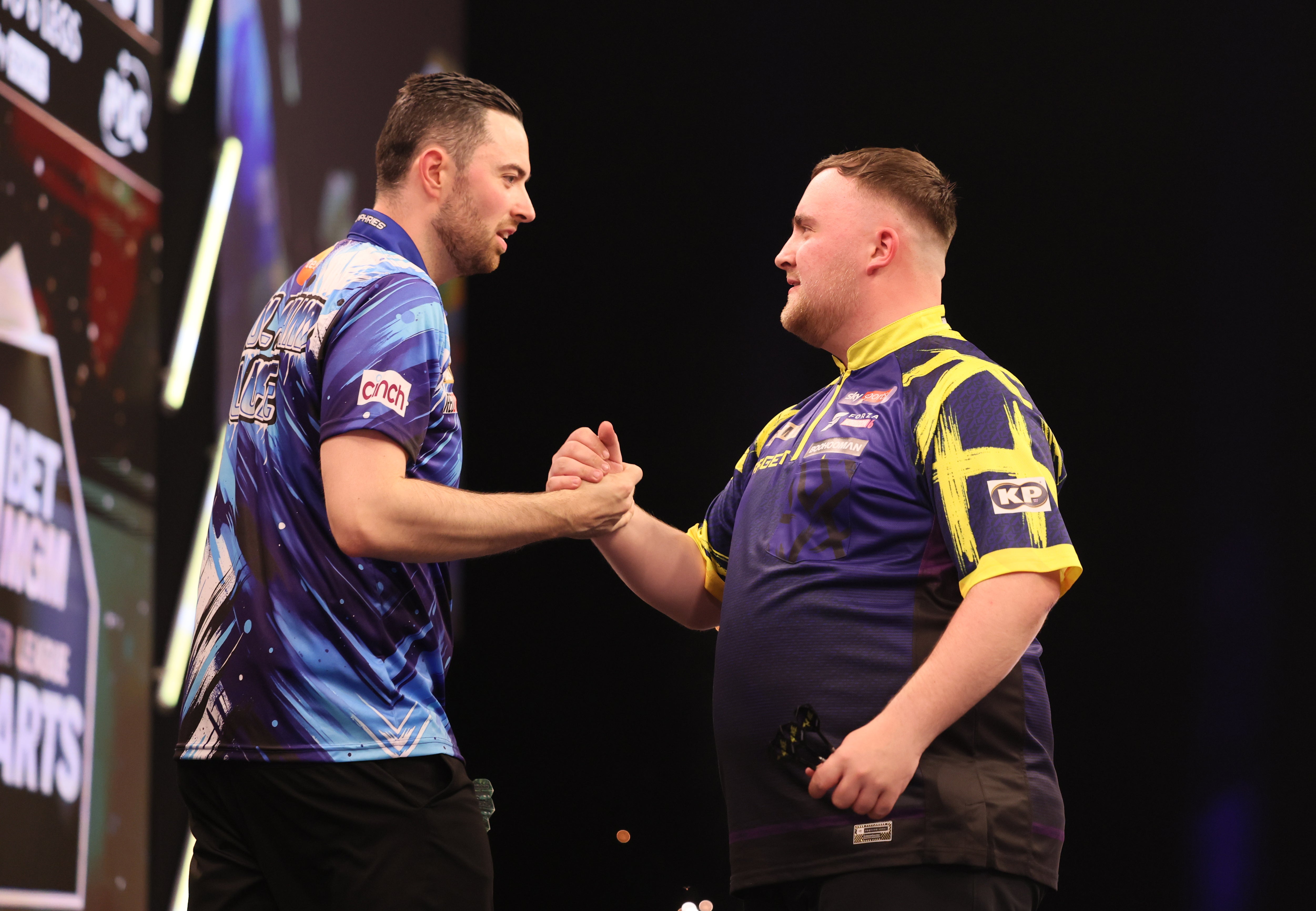 Luke Humphries (left) and Luke Littler have contested the last two Premier League finals (Richard Sellers/PA) (PA Wire)