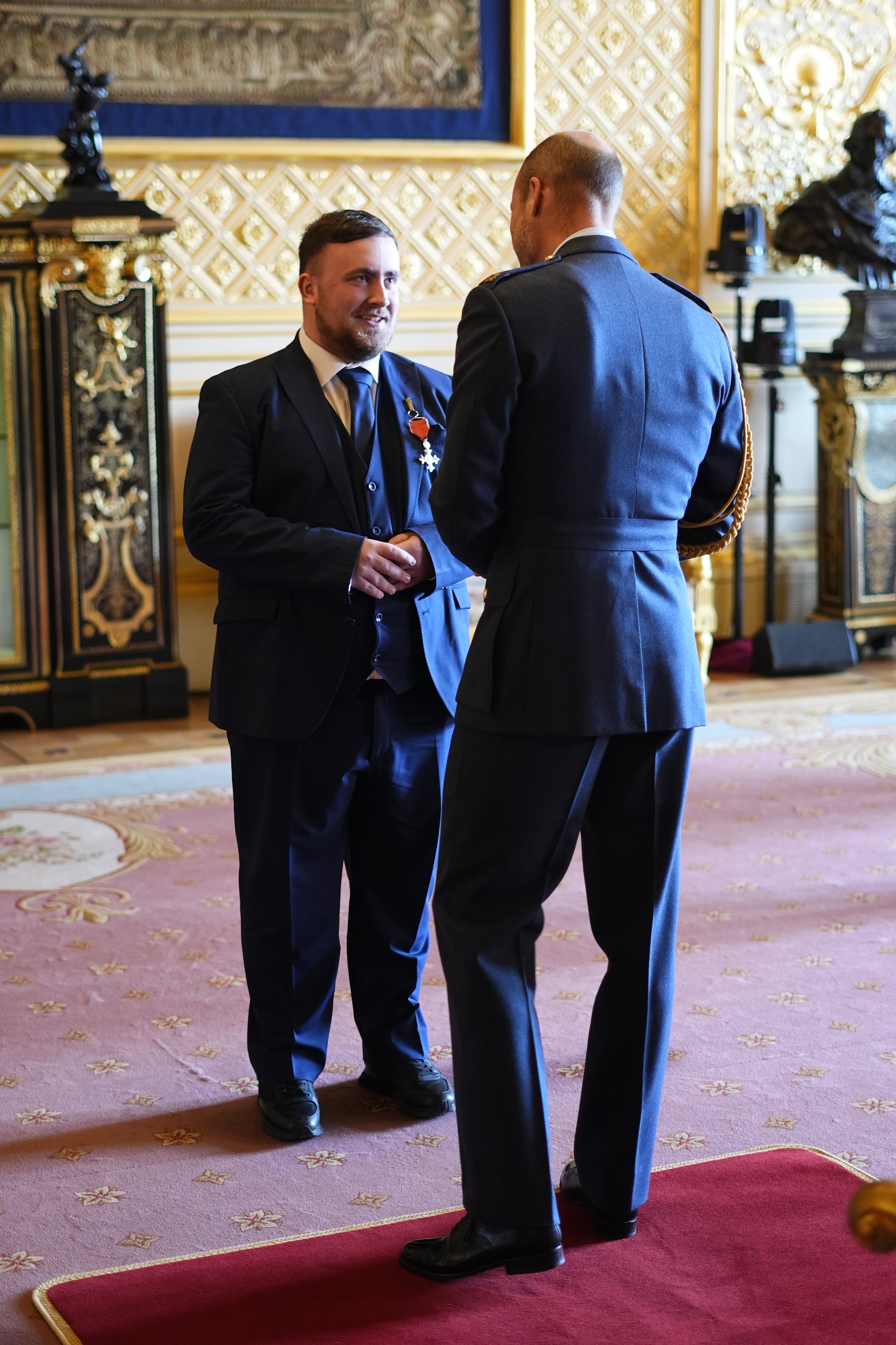 Luke Littler and Prince William discussed darts