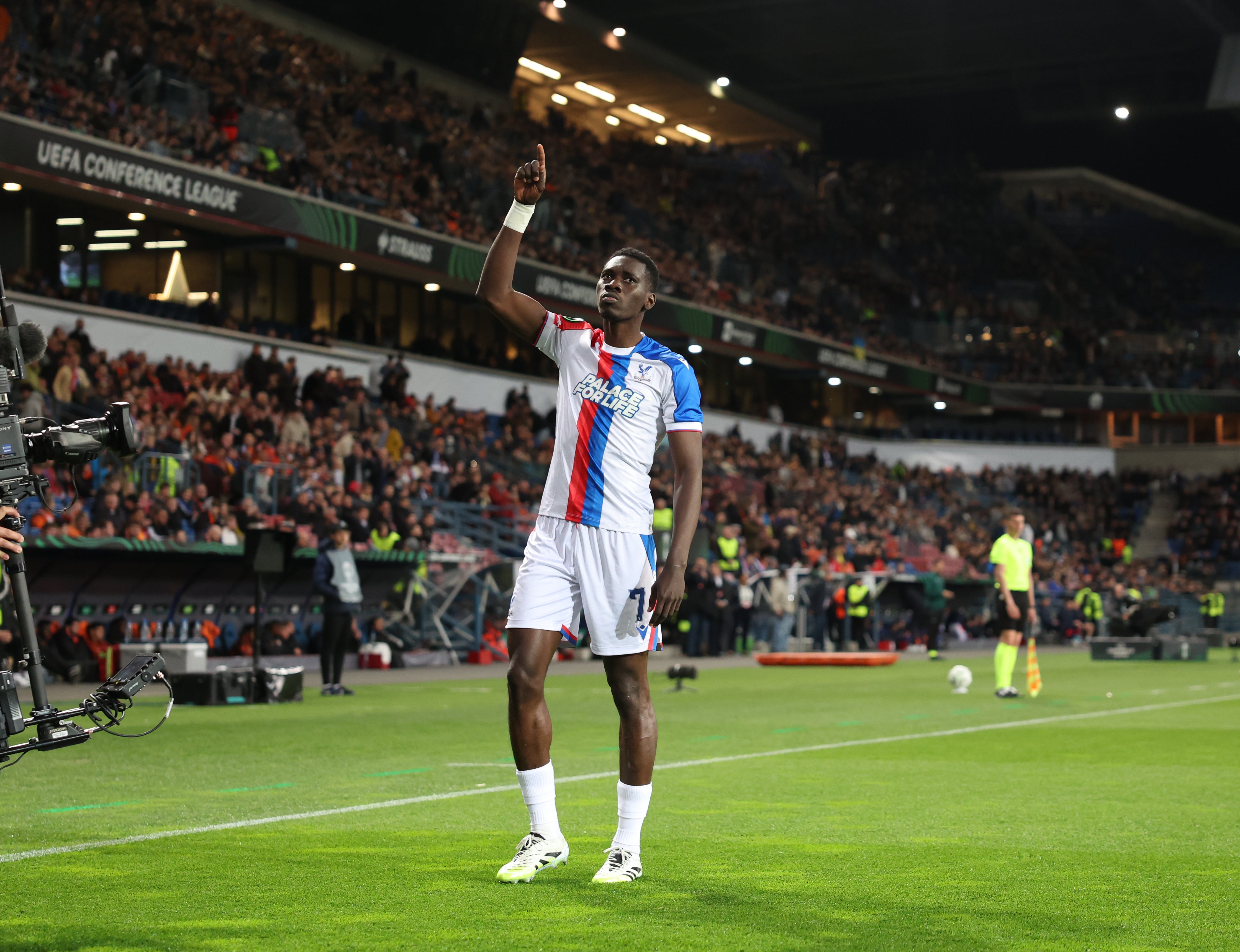 Ismaila Sarr has been the inspiration for Palace on their travels around Europe (Getty)