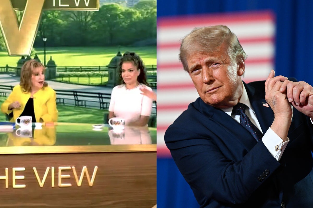 انتقدت The View ترامب لنشره على وسائل التواصل الاجتماعي وهو يتجاهل حفل زفاف ابنه