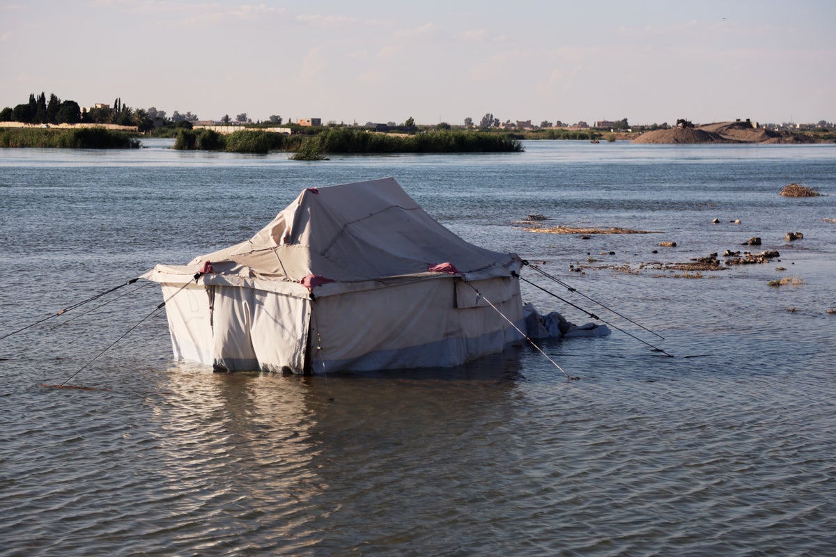 Authorities urge Euphrates riverbank residents in Syria to move inland as waters rise