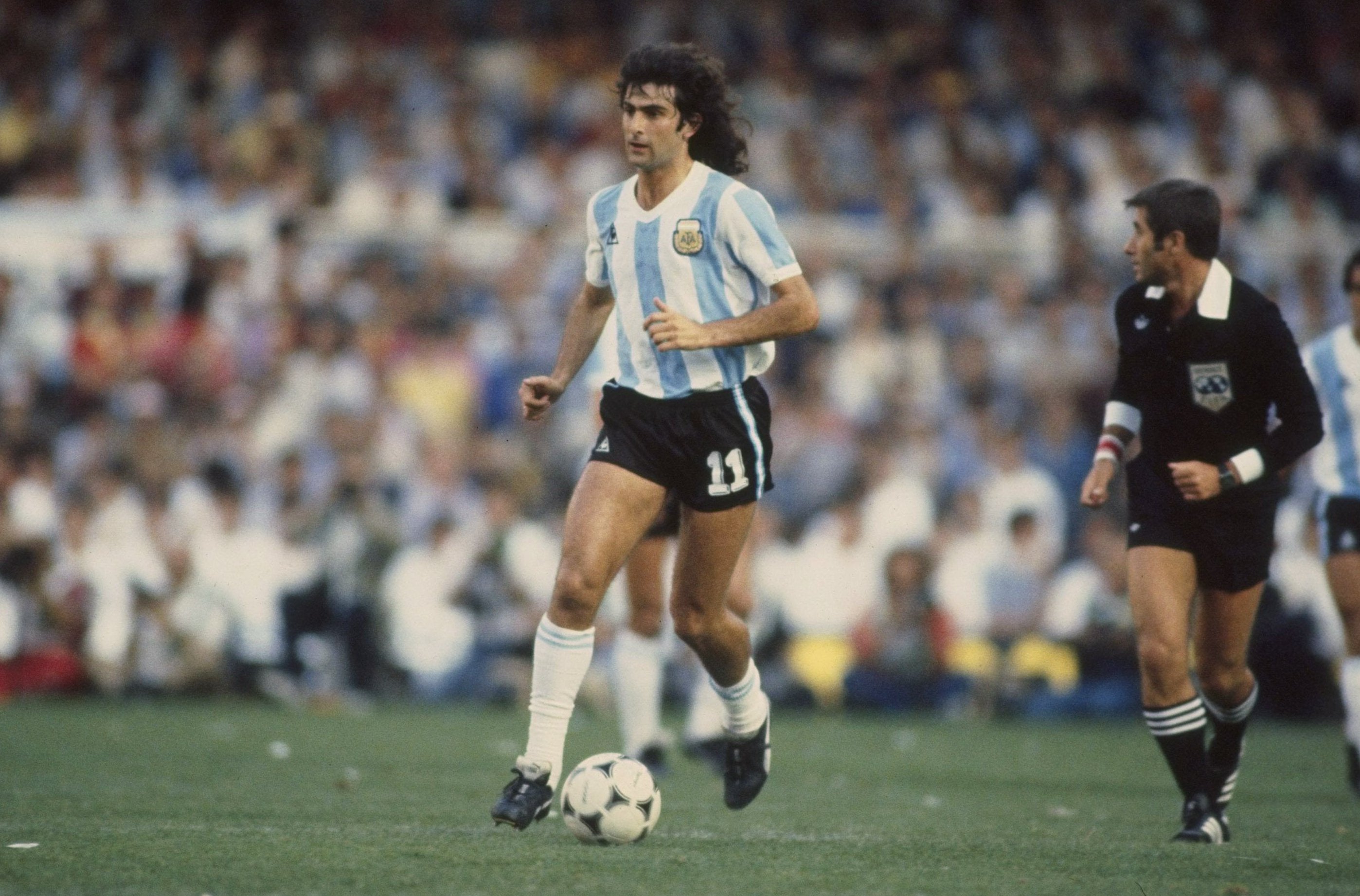 Mario Kempes scored twice in the 1978 World Cup final