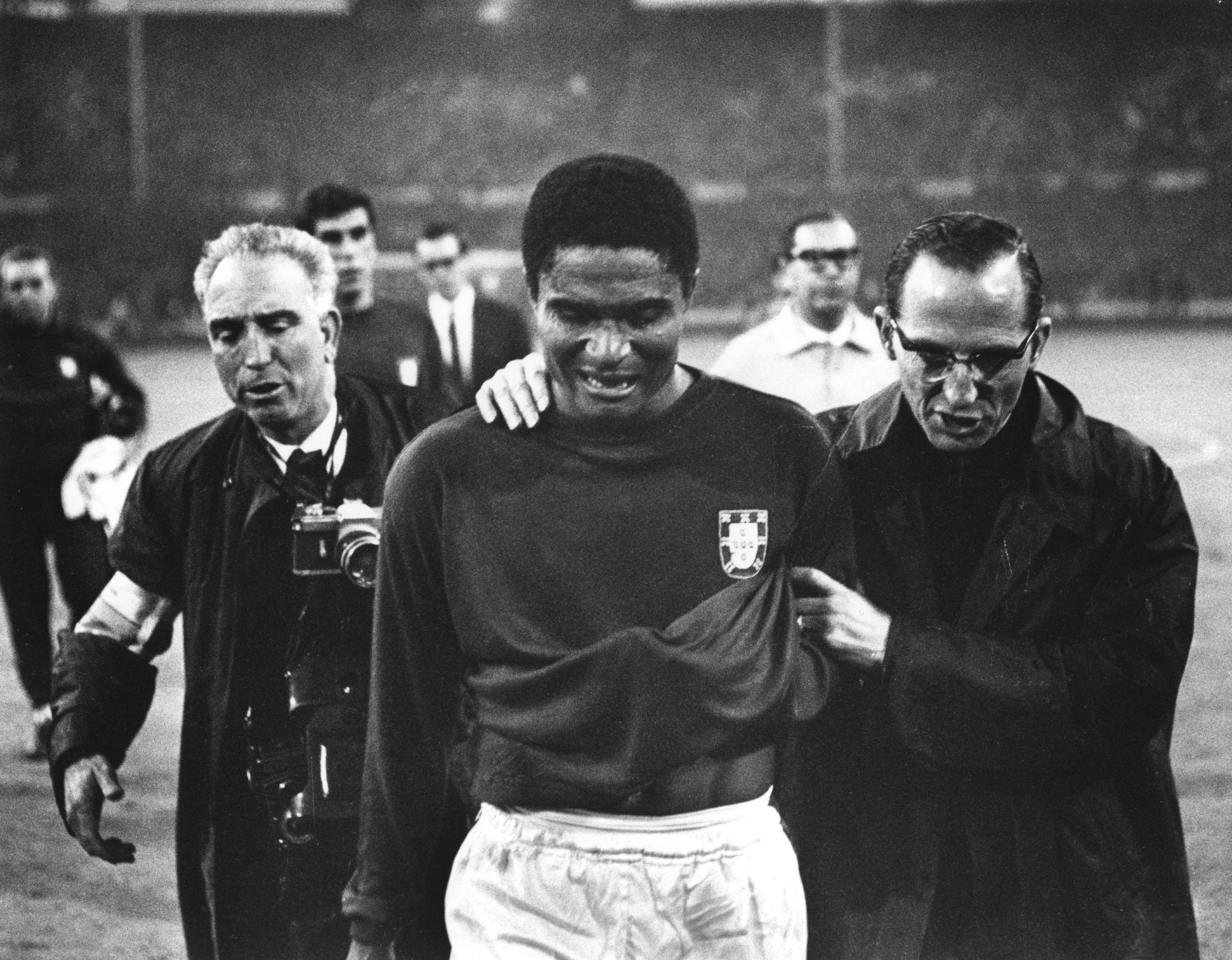 Eusebio leaving Wembley in tears after Portugal’s semi-final loss to England was one of the defining images of the 1966 World Cup