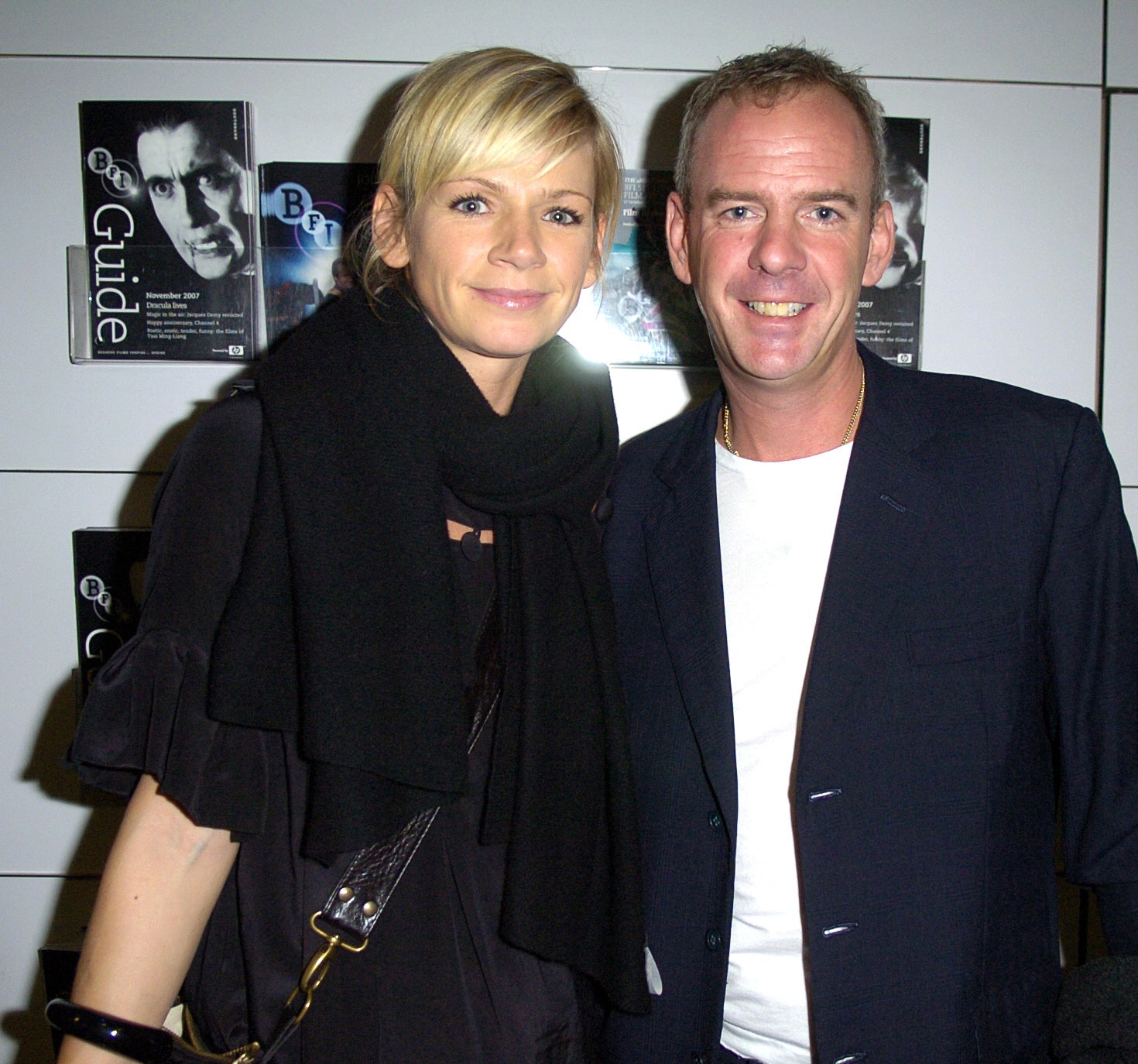 Baile com o ex-marido, o DJ Norman Cook, também conhecido como Fatboy Slim, em 2007