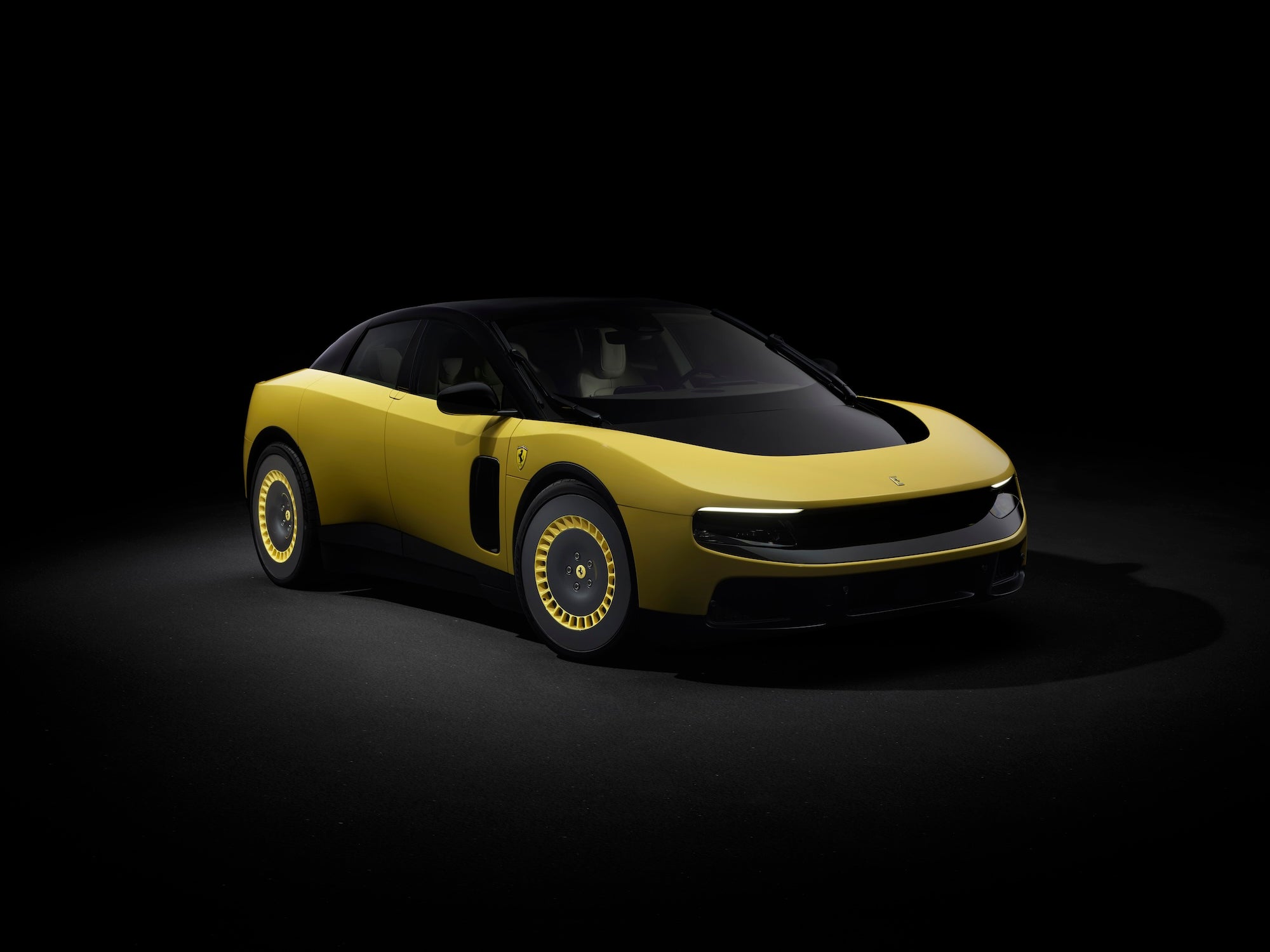 The Luce is also available in a new yellow inspired by the Ferrari badge (Ferrari)