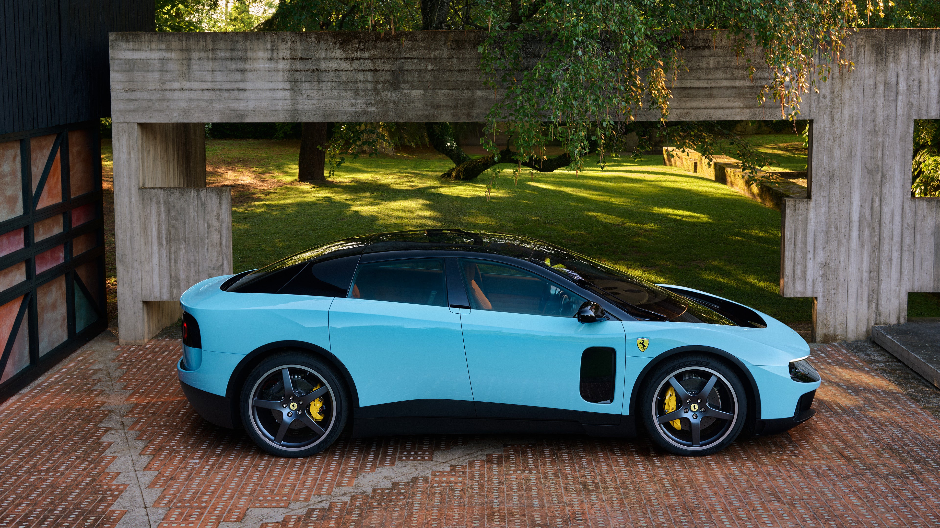 The Ferrari Luce is the brand's first four-door five-seat electric car (Ferrari)