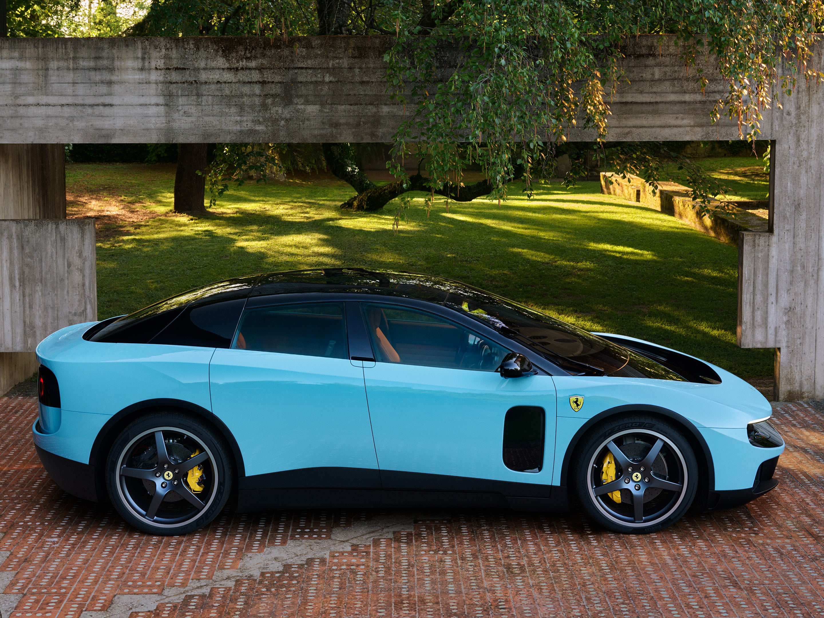 The Ferrari Luce is the brand's first four-door five-seat electric car (Ferrari)