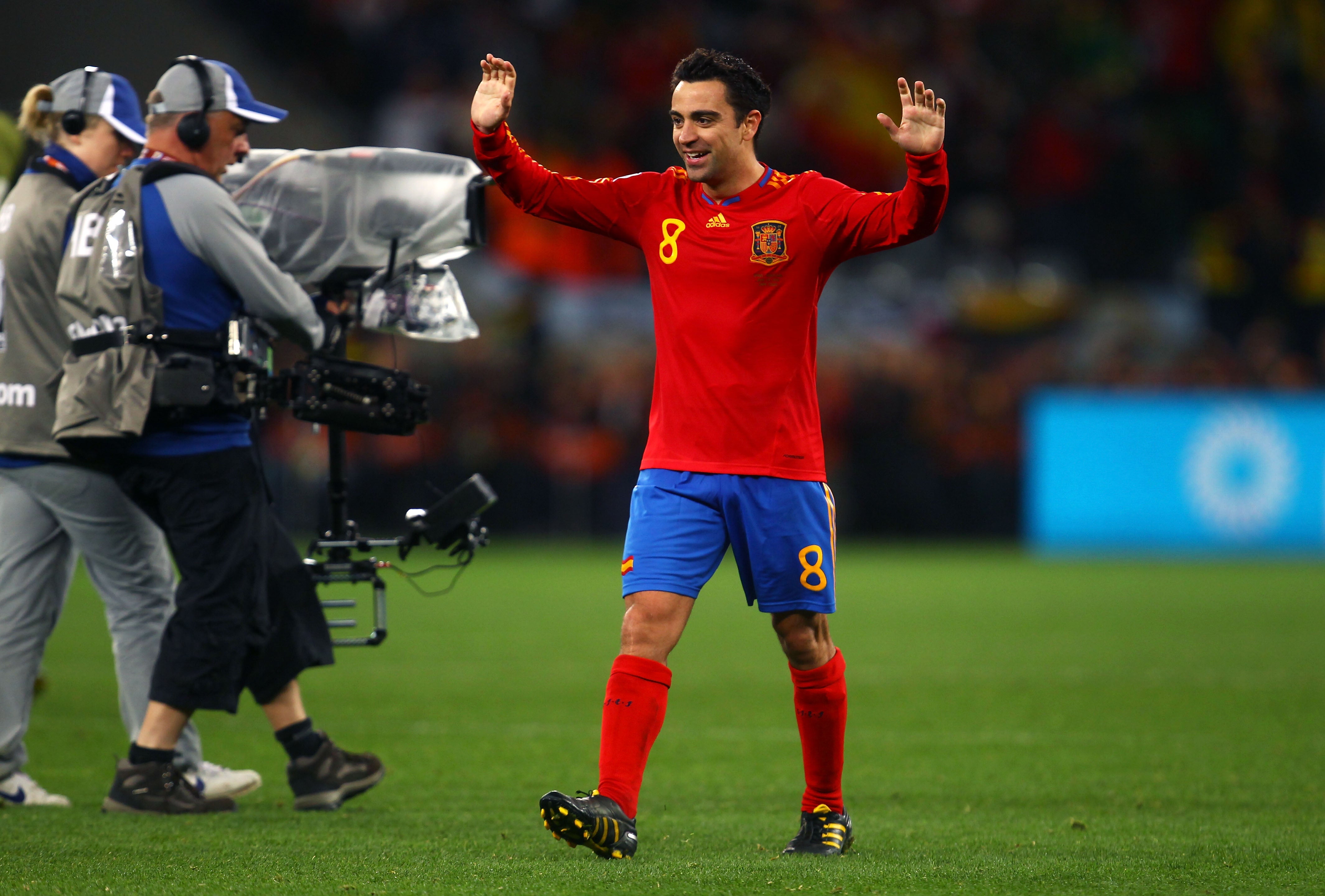 Xavi was Spain’s midfield maestro in 2010