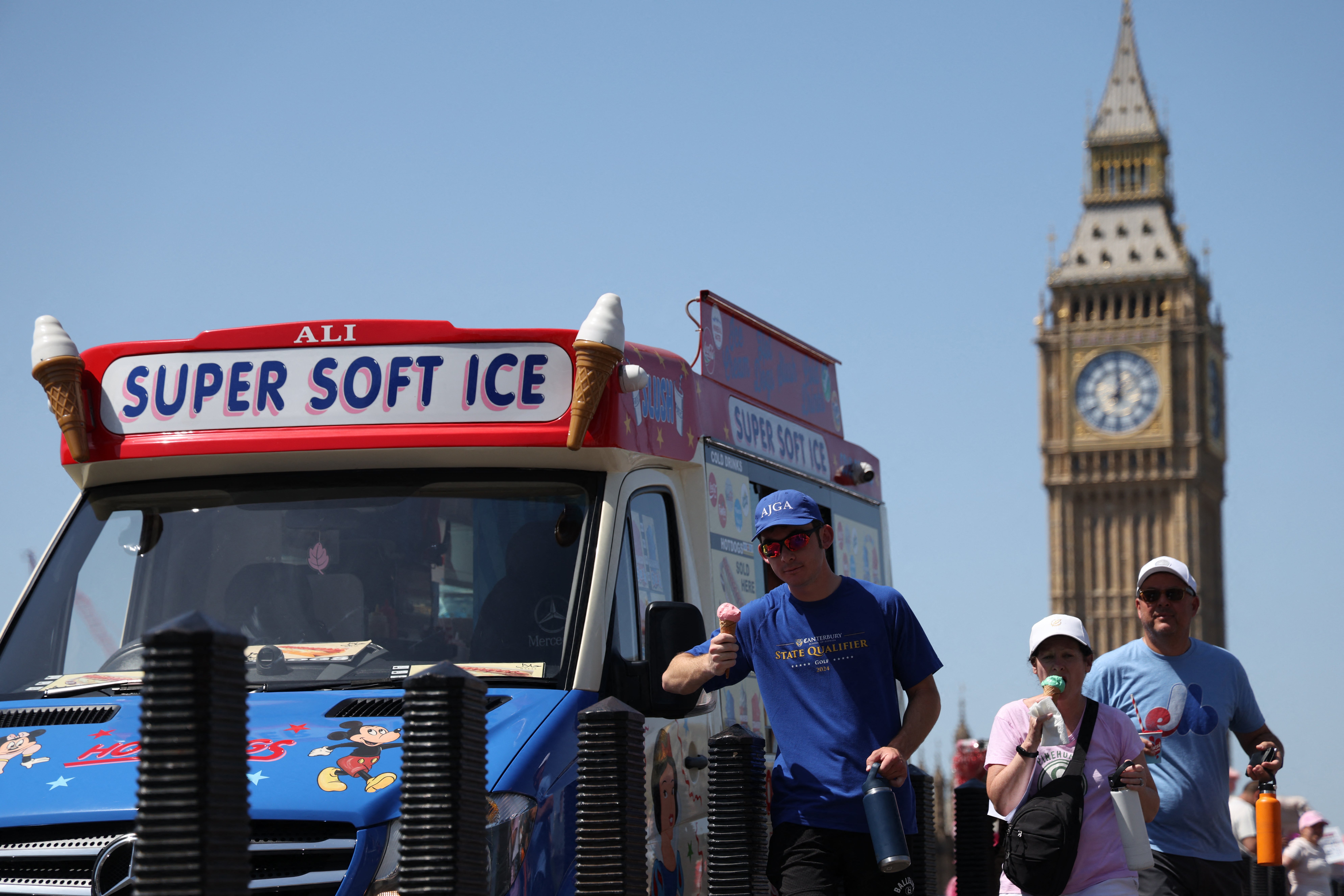 Britons have faced soaring temperatures of up to 35C over the last few days (AFP/Getty)