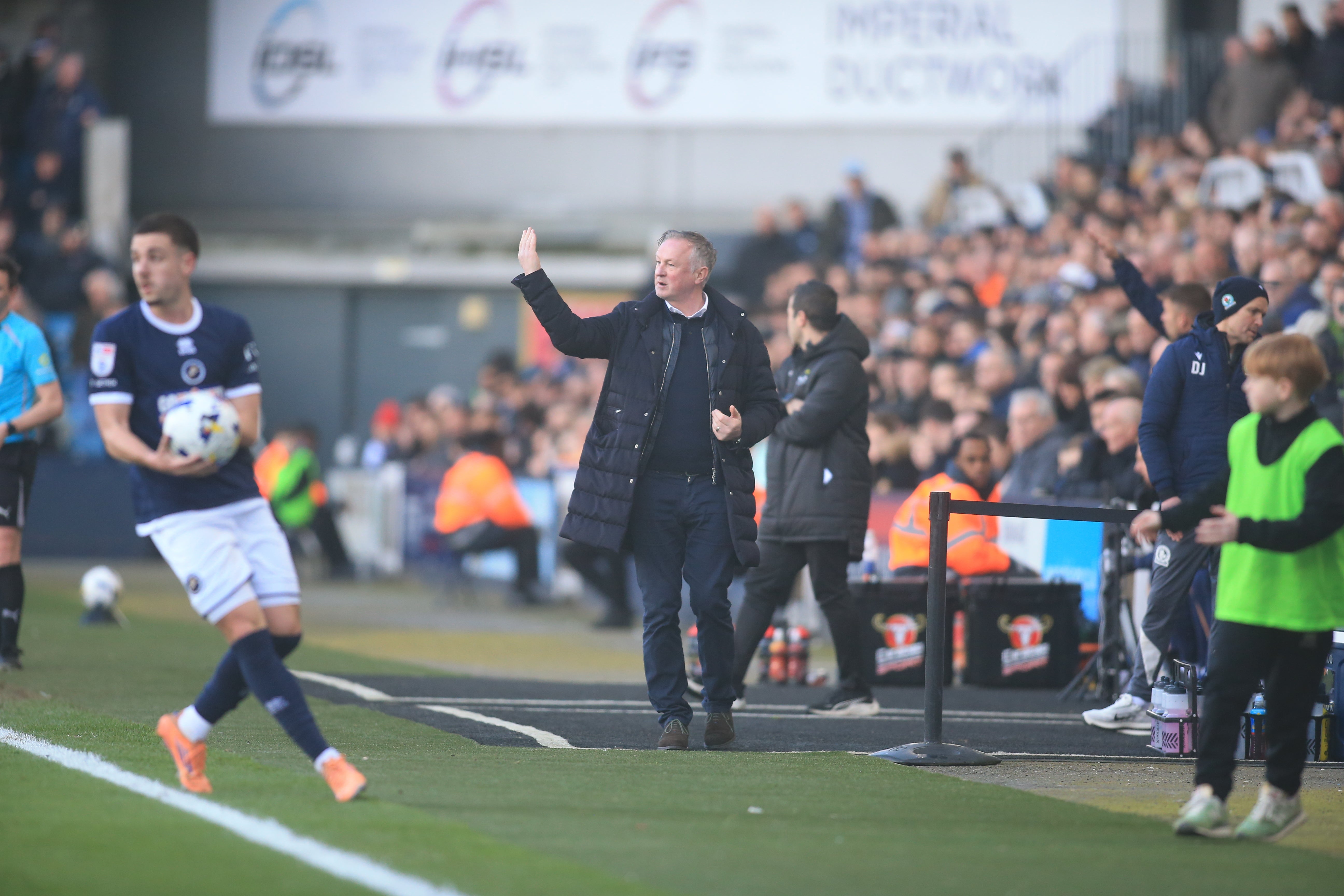Michael O’Neill finished the season juggling international duties with managing Blackburn (Peter Tarry/PA)