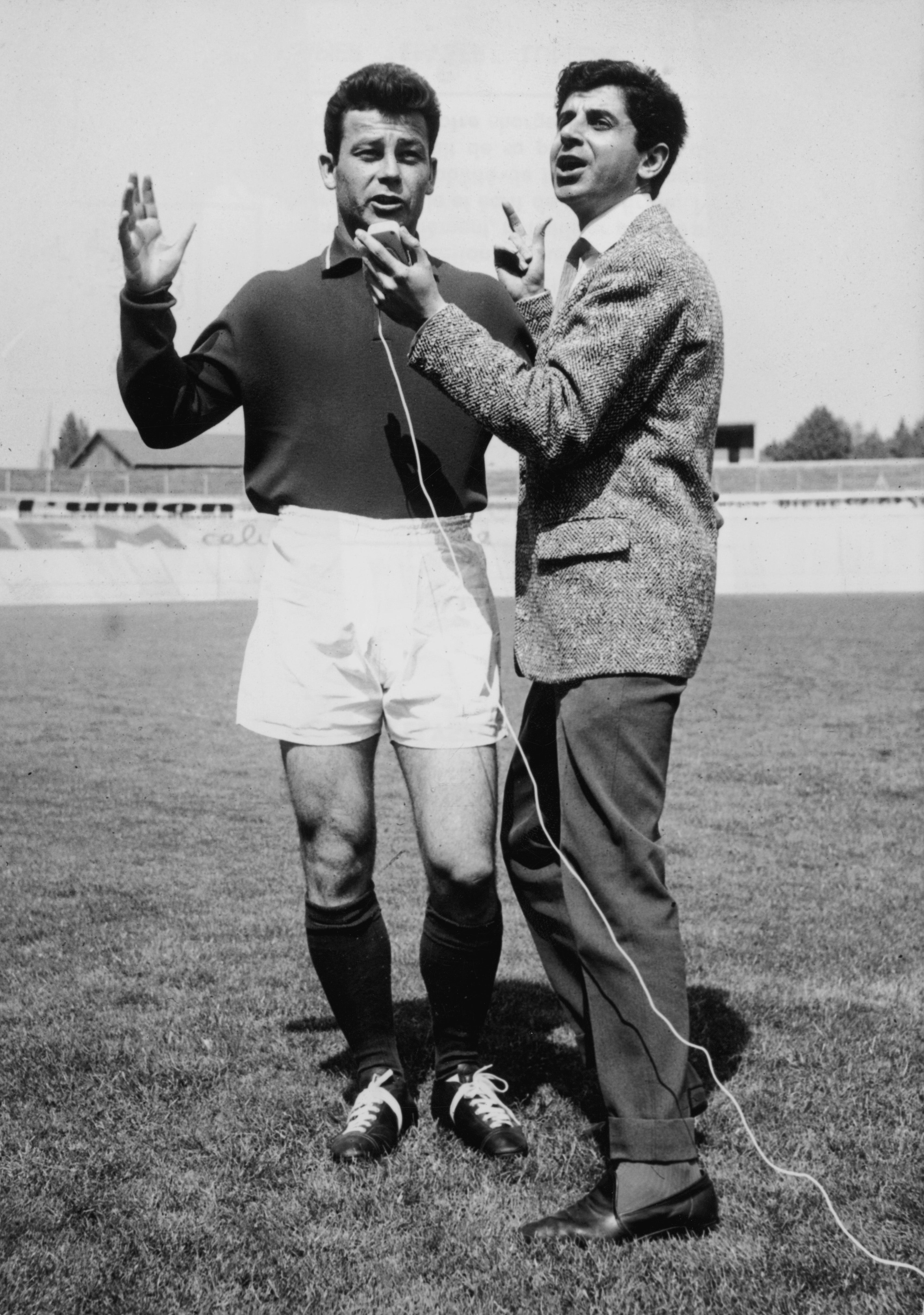 Just Fontaine (left) scored an astonishing 13 goals in 6 World Cup games