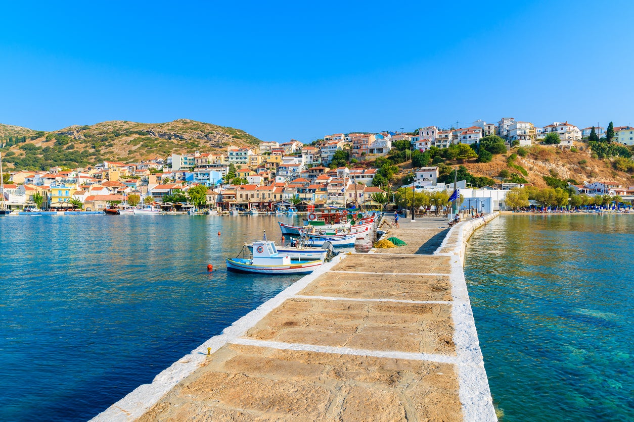 Samos sits in the eastern Aegean Sea