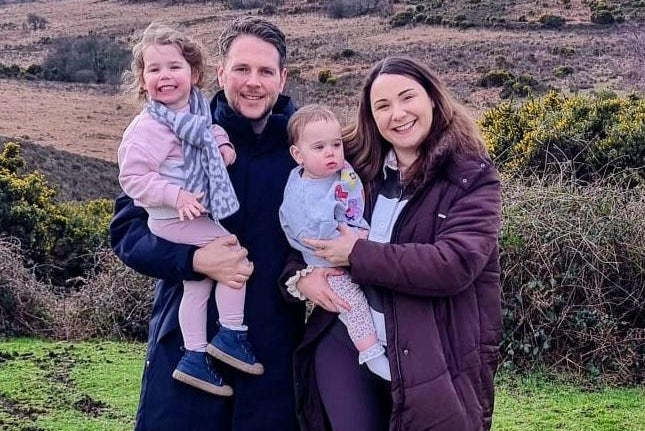 Katie Buckingham, from Surrey, said she was “mentally broken” when she gave birth to her daughter Tilly and suffered a secondary haemorrhage (Katie Buckingham)
