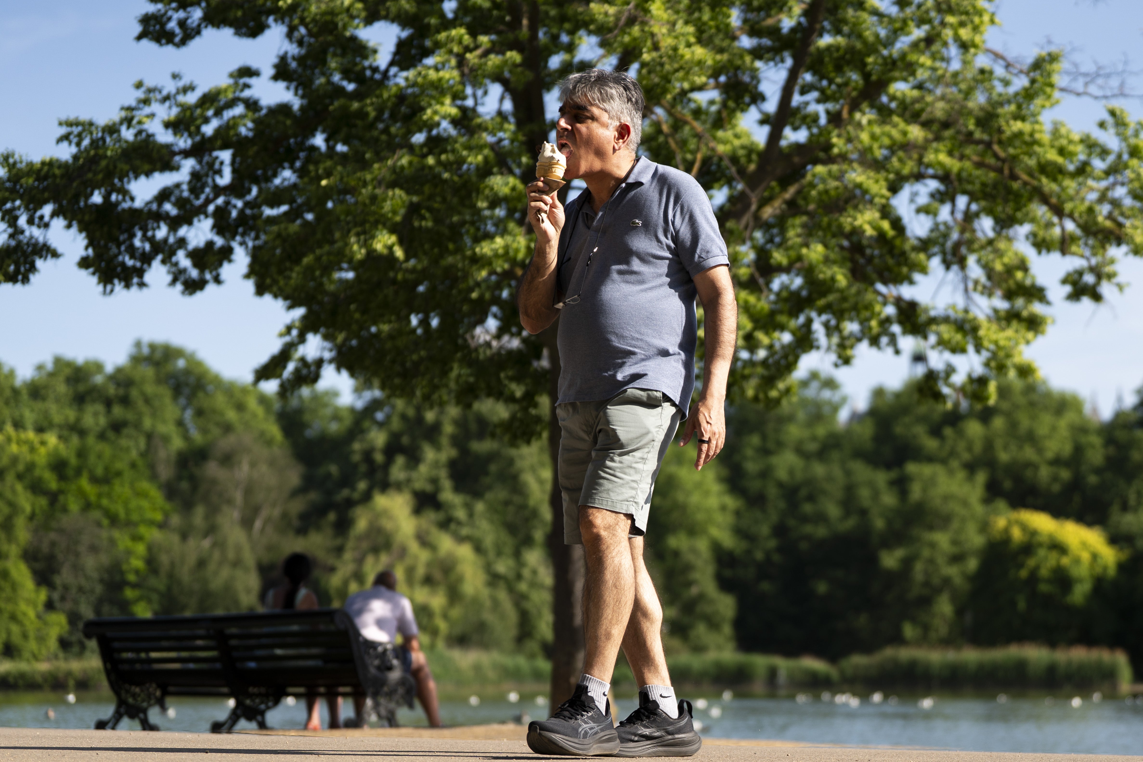 Tuesday was the hottest day in May on record for both England and Wales, according to the Met Office, with Kew Gardens provisionally reaching 35.1C and Cardiff Bute Park reaching 32.9C