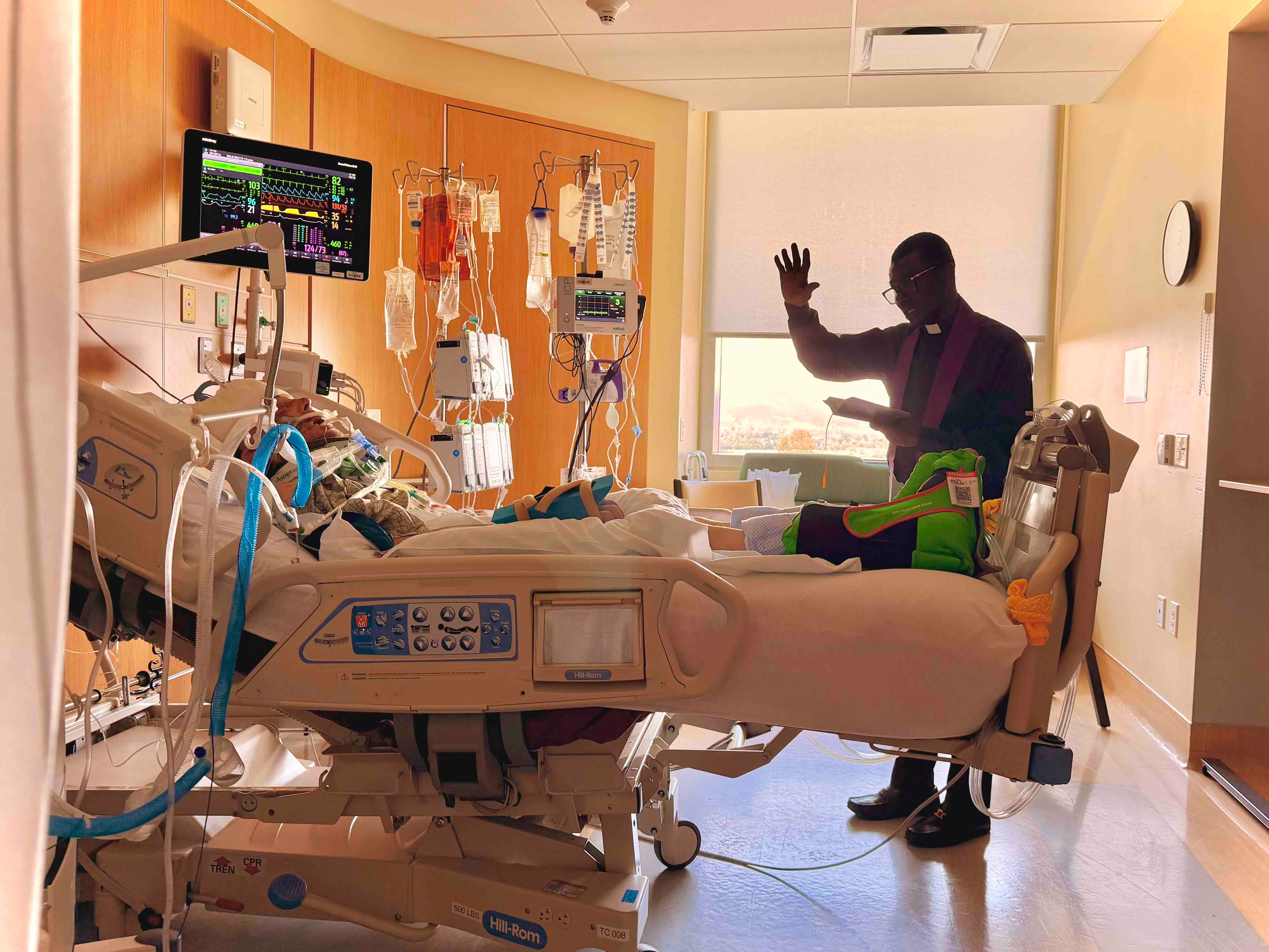 Kerry Sheron, 69, was in critical condition in the hospital after the attack. He died on Sunday, his family said (GoFundMe)