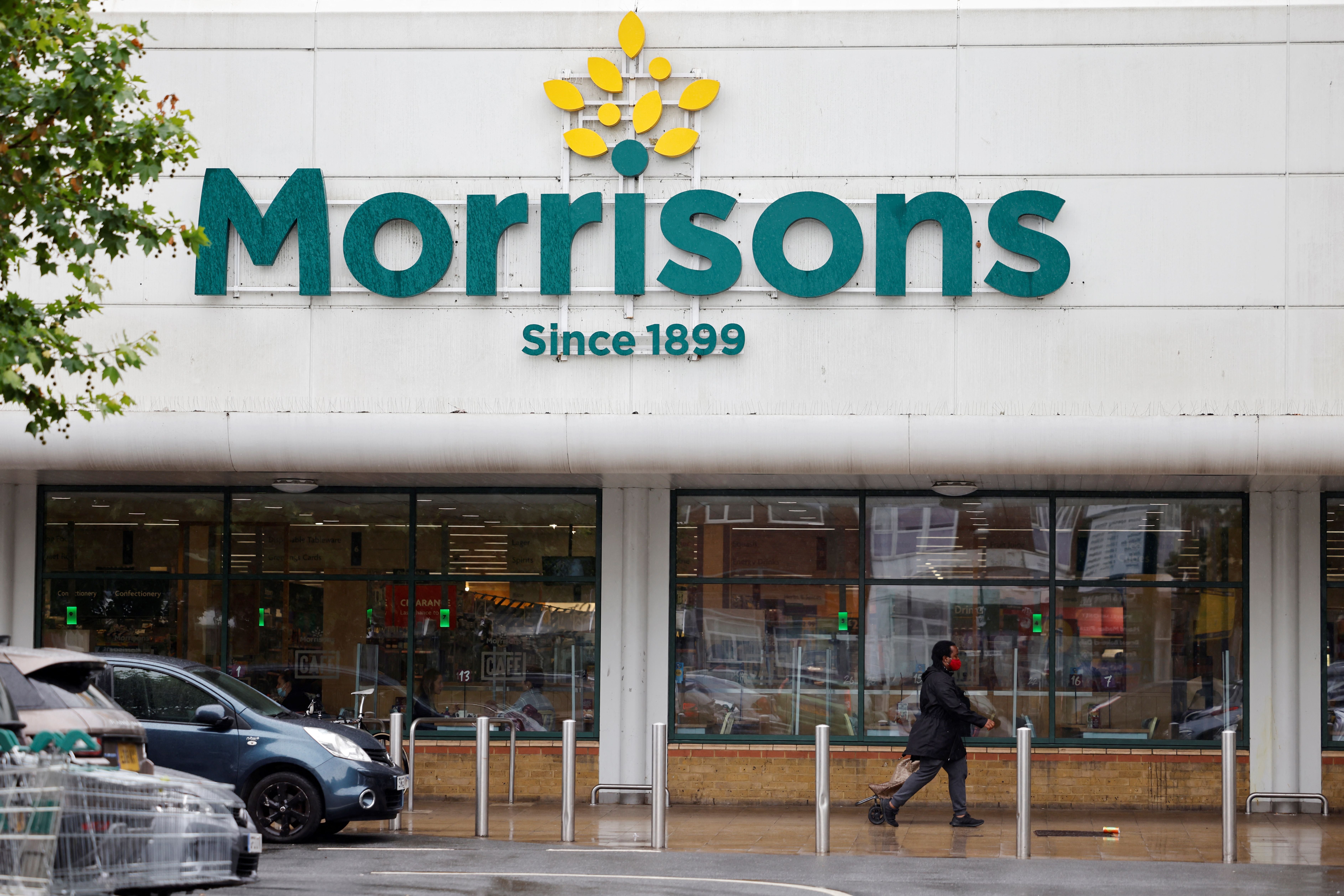 <p>A view of a Morrisons supermarket in Stratford, east London </p>