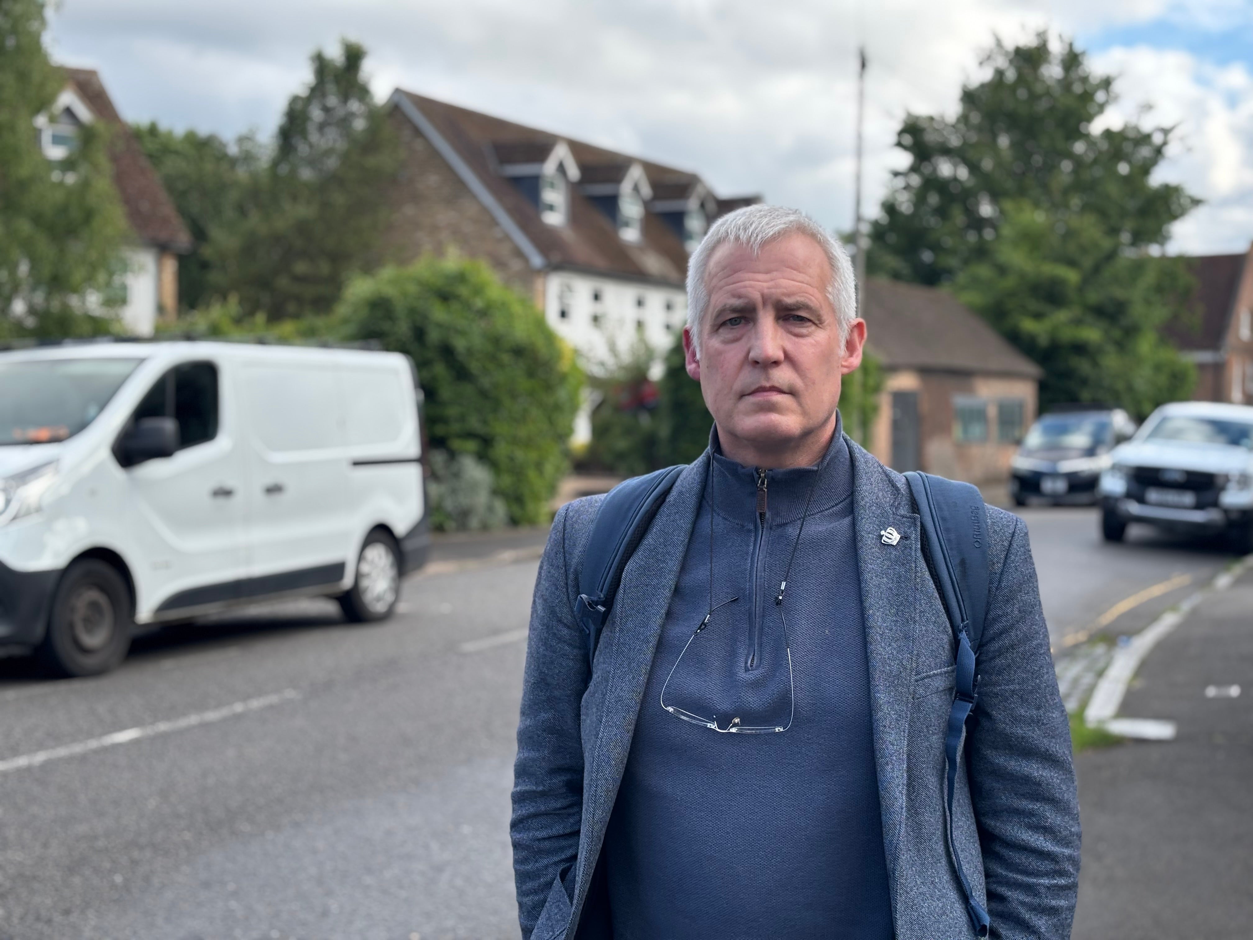 Christian Hughes, chair of Longford residents' association