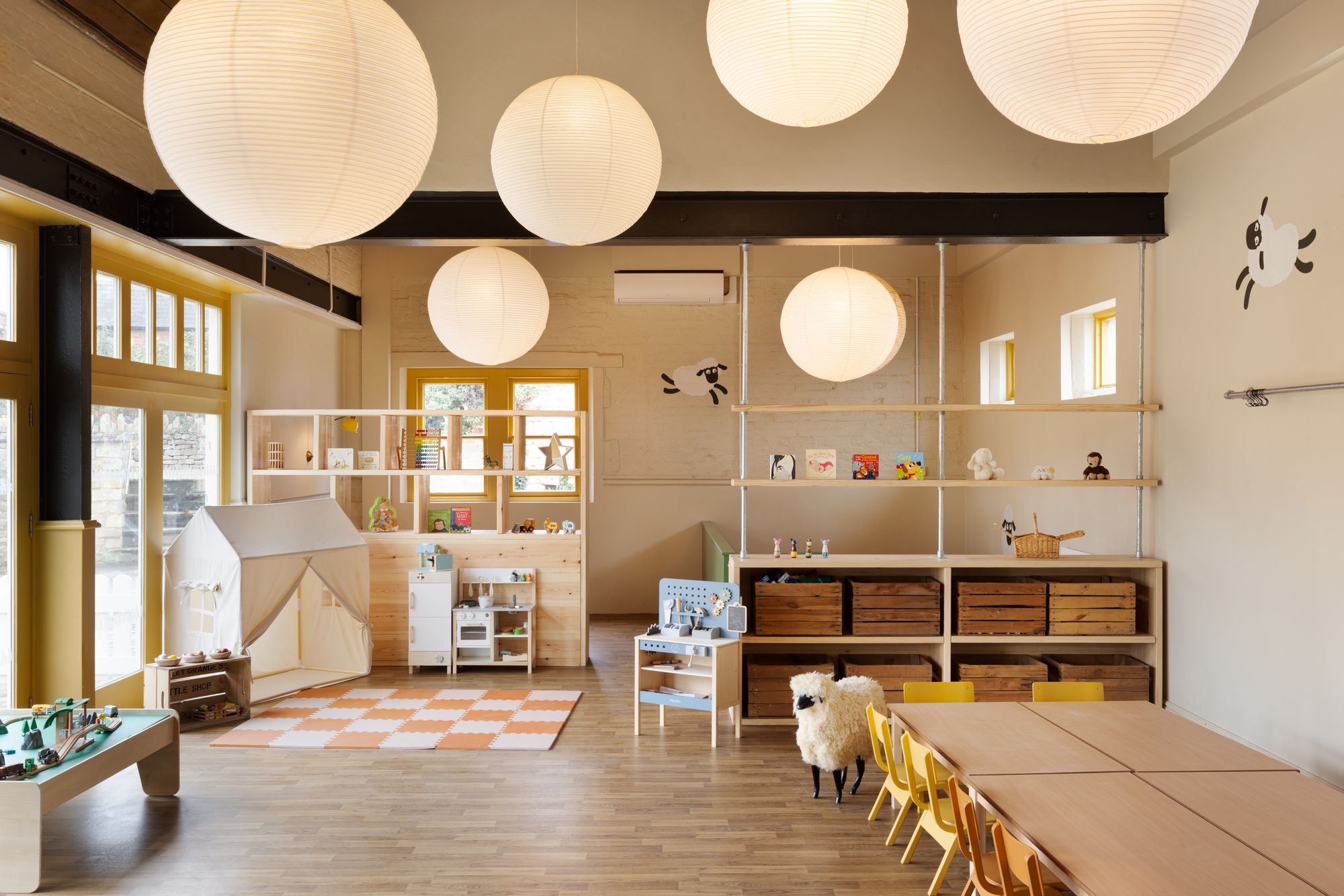 The Ofsted-registered The Den kids’ club where children are welcome for two complimentary hours a day (Woolley Grange)
