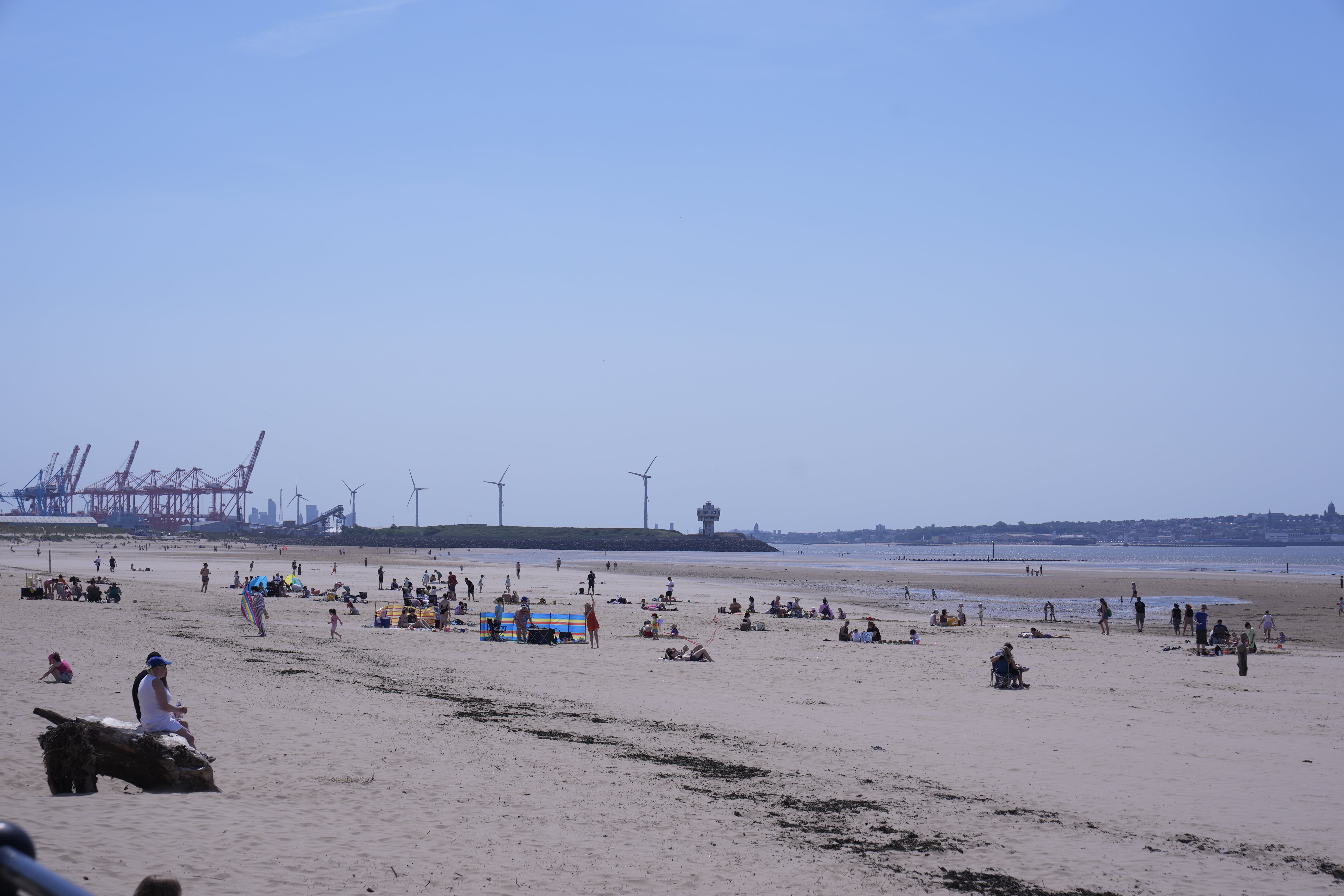People enjoying the warmer weather have been warned about the dangers of swimming in open water