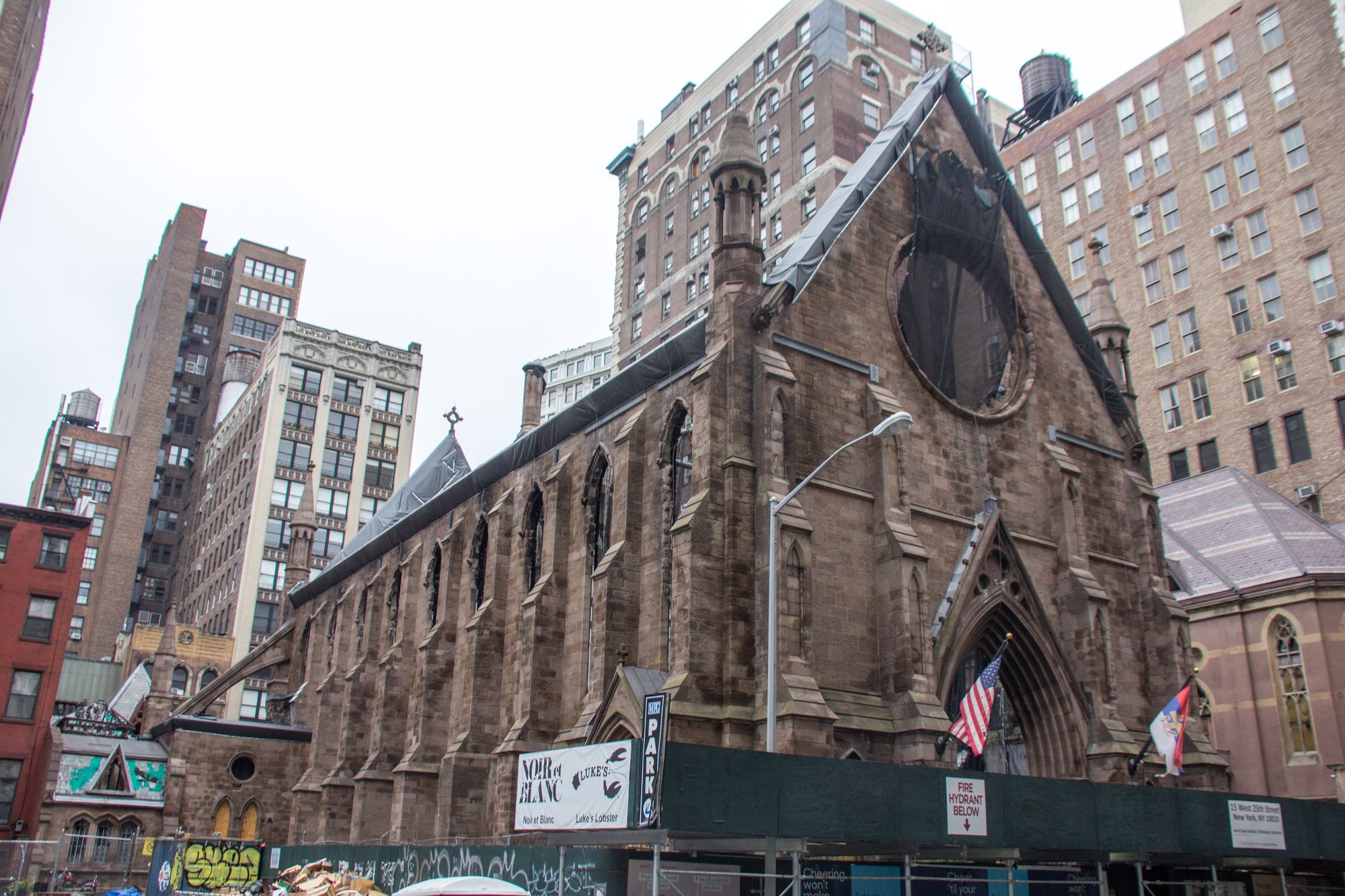 A priest at St. Sava Serbian Orthodox Church, in Manhattan's Chelsea section, is at the center of a lawsuit brought by a parishioner and tenant who claims her confession was exposed in a bid to get her out of her rent-stabilized apartment